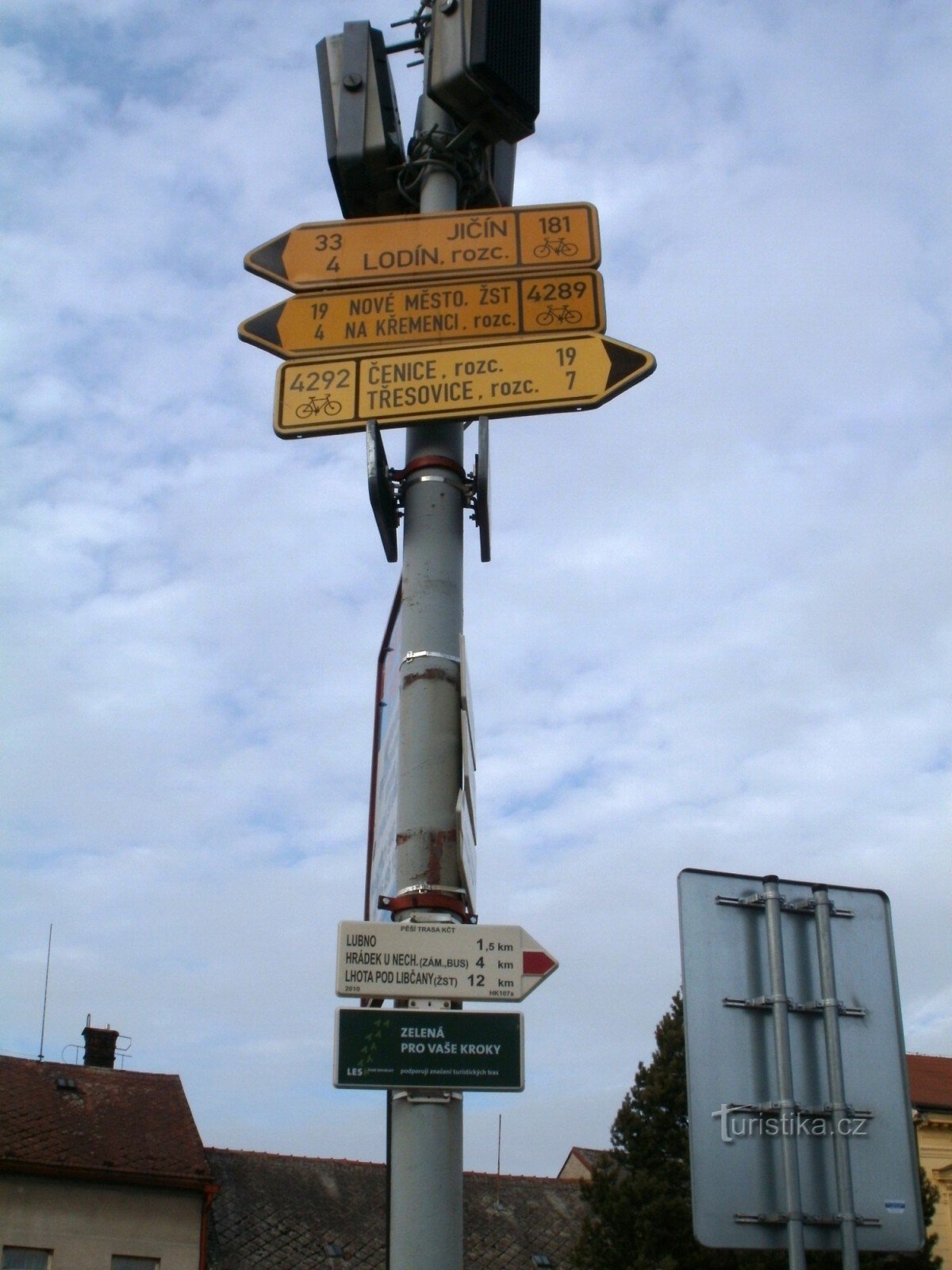 tourist crossroads Nechanice