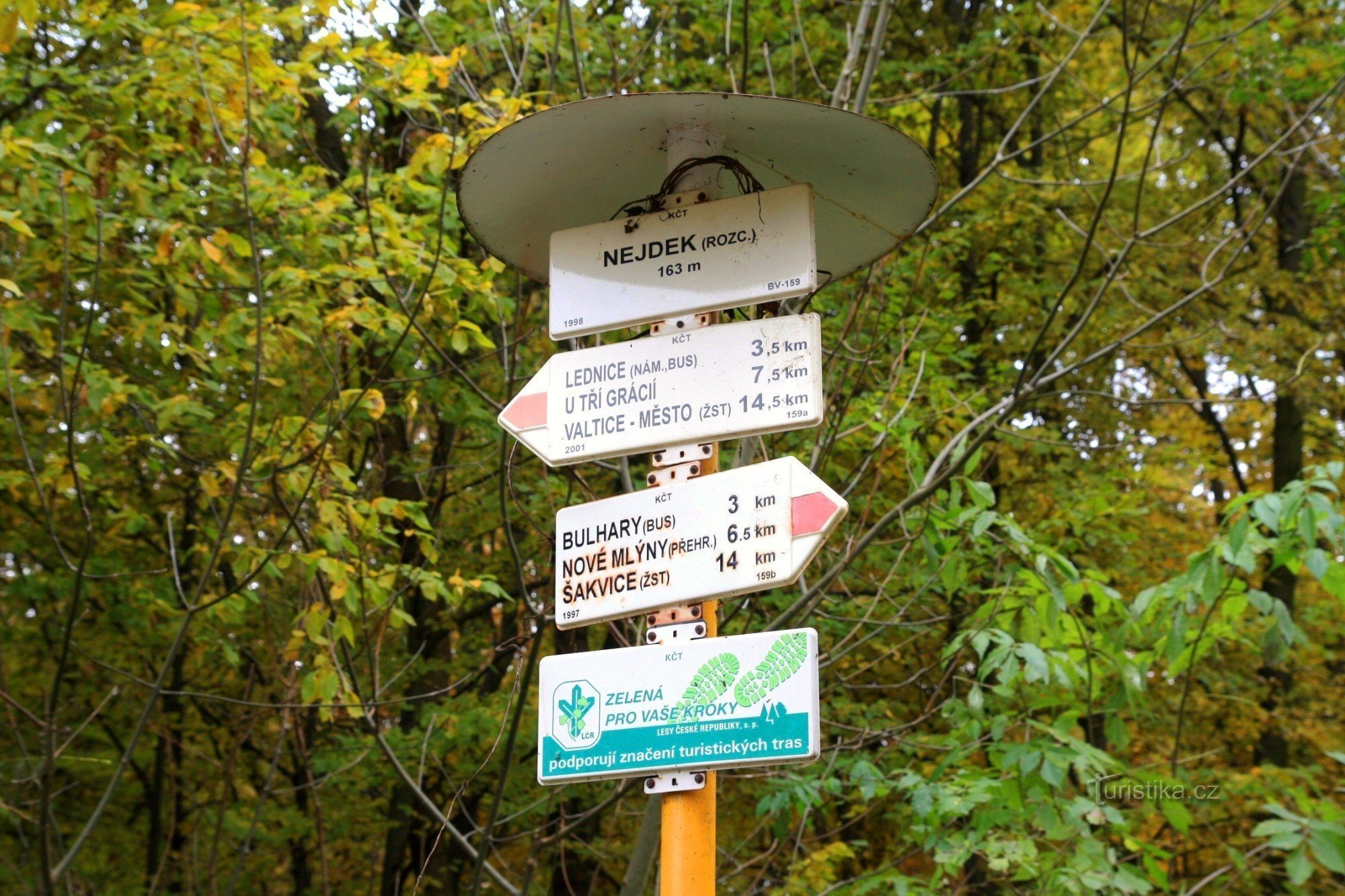 Tourist crossroads Nejdek