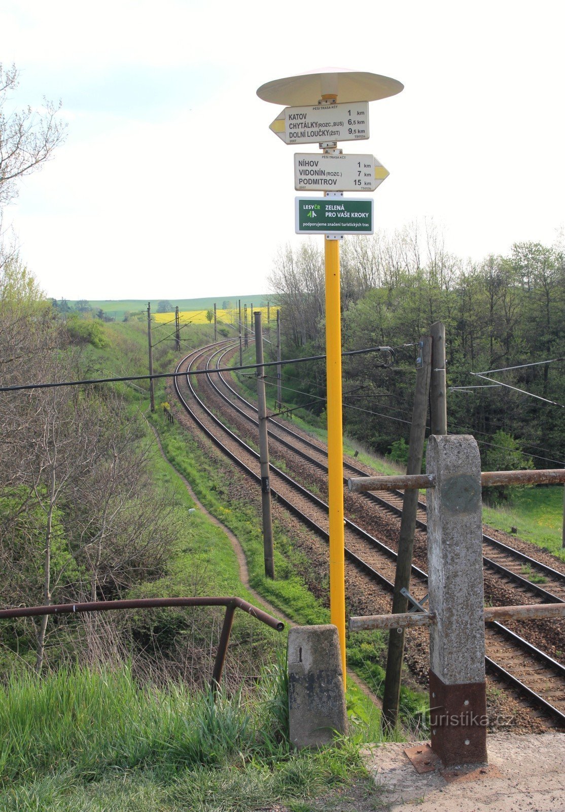 Turistické rozcestí Níhov, žst