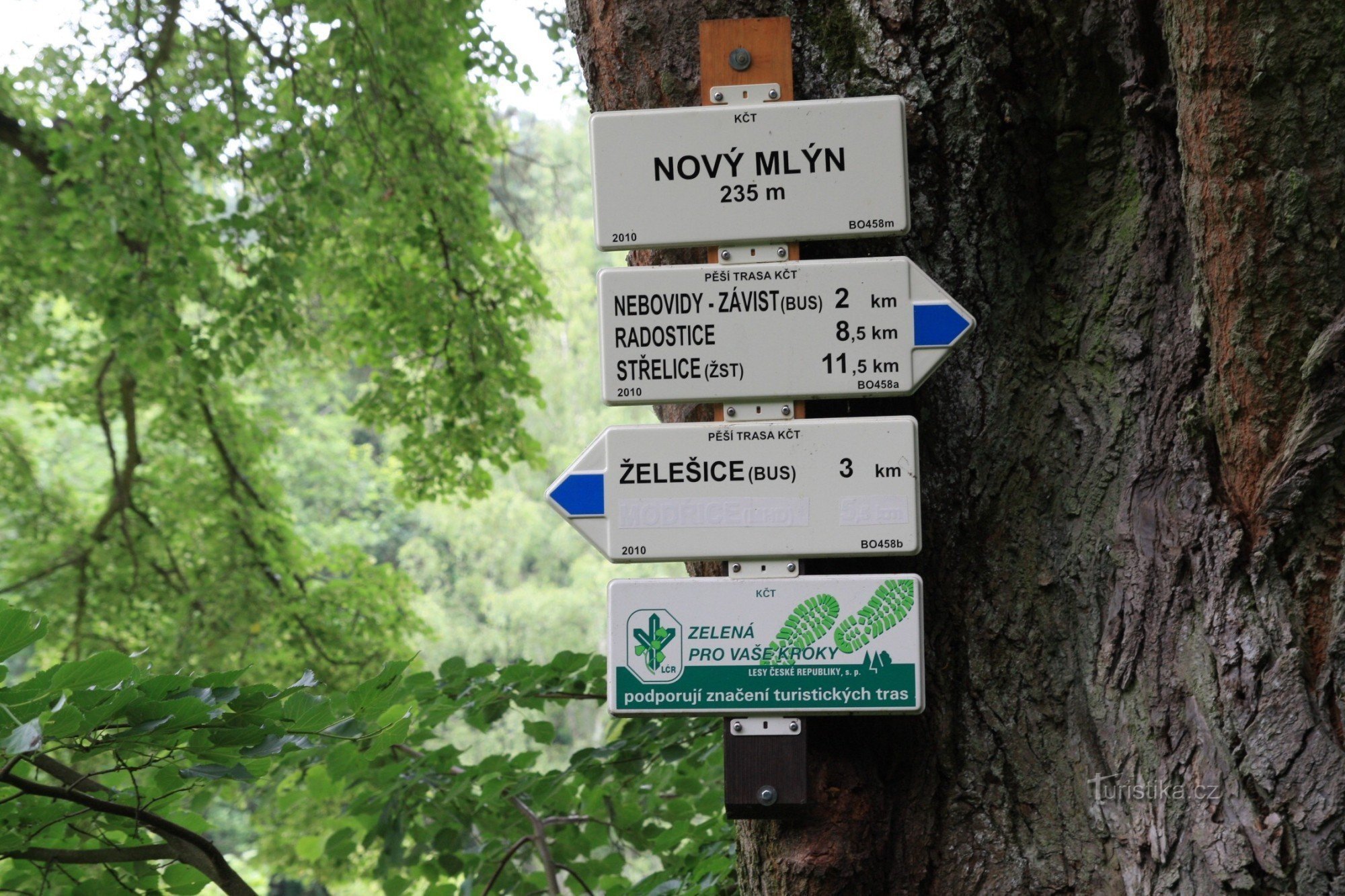 Nový mlýn turistkorsning