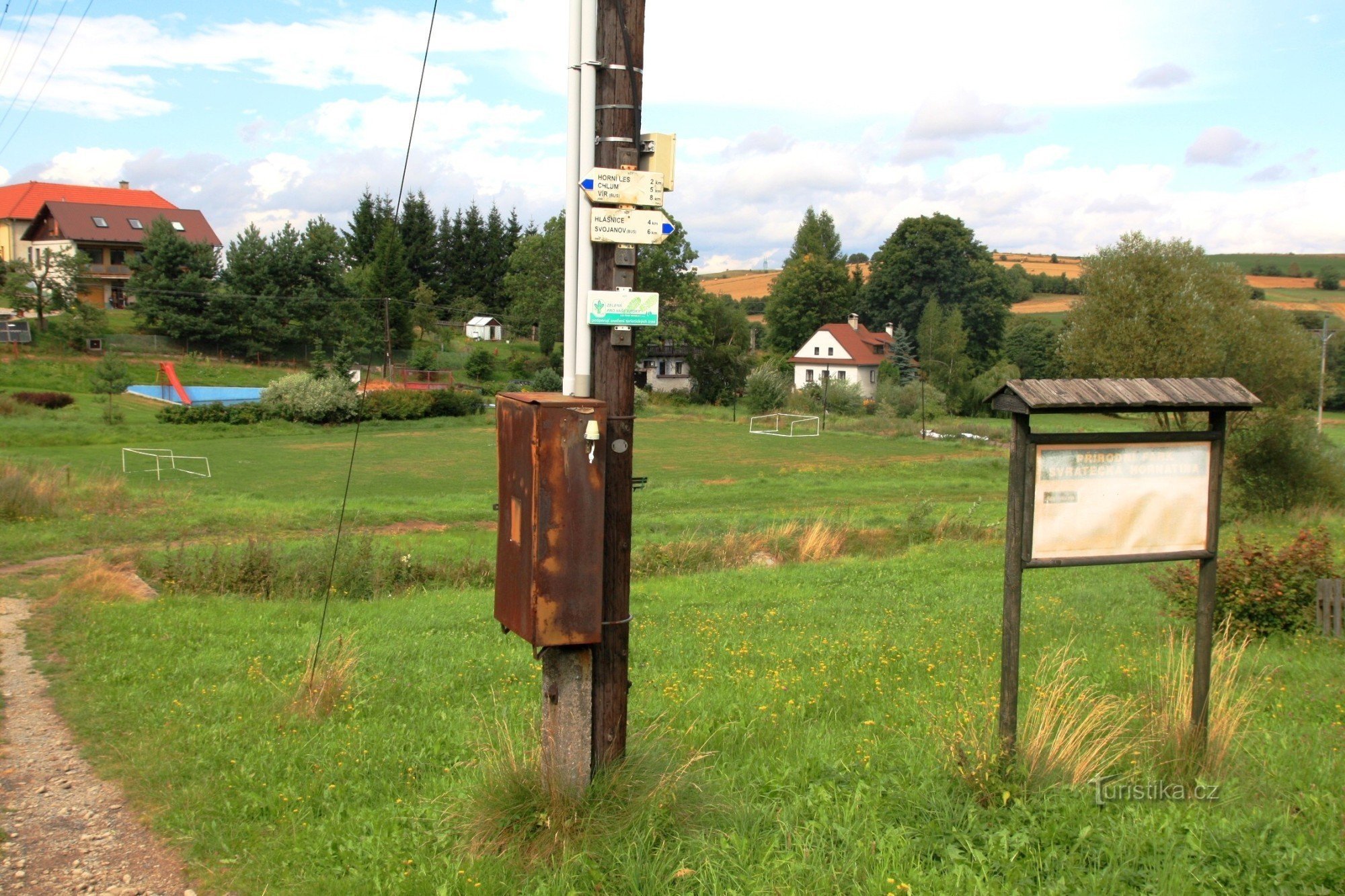 Rozdroże turystyczne w Nyklovicach