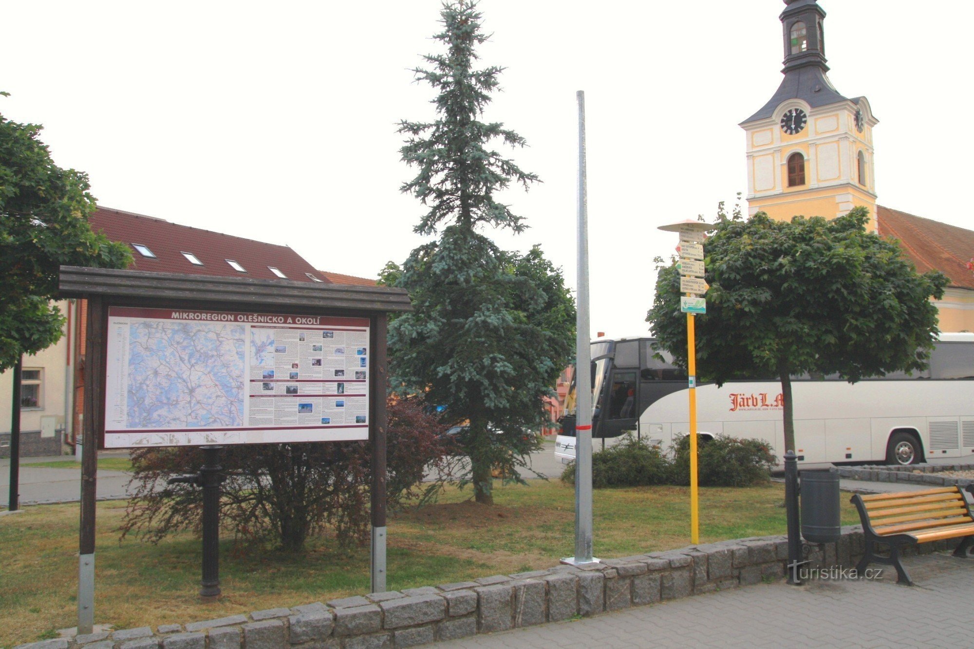 răscruce turistică Olešnice