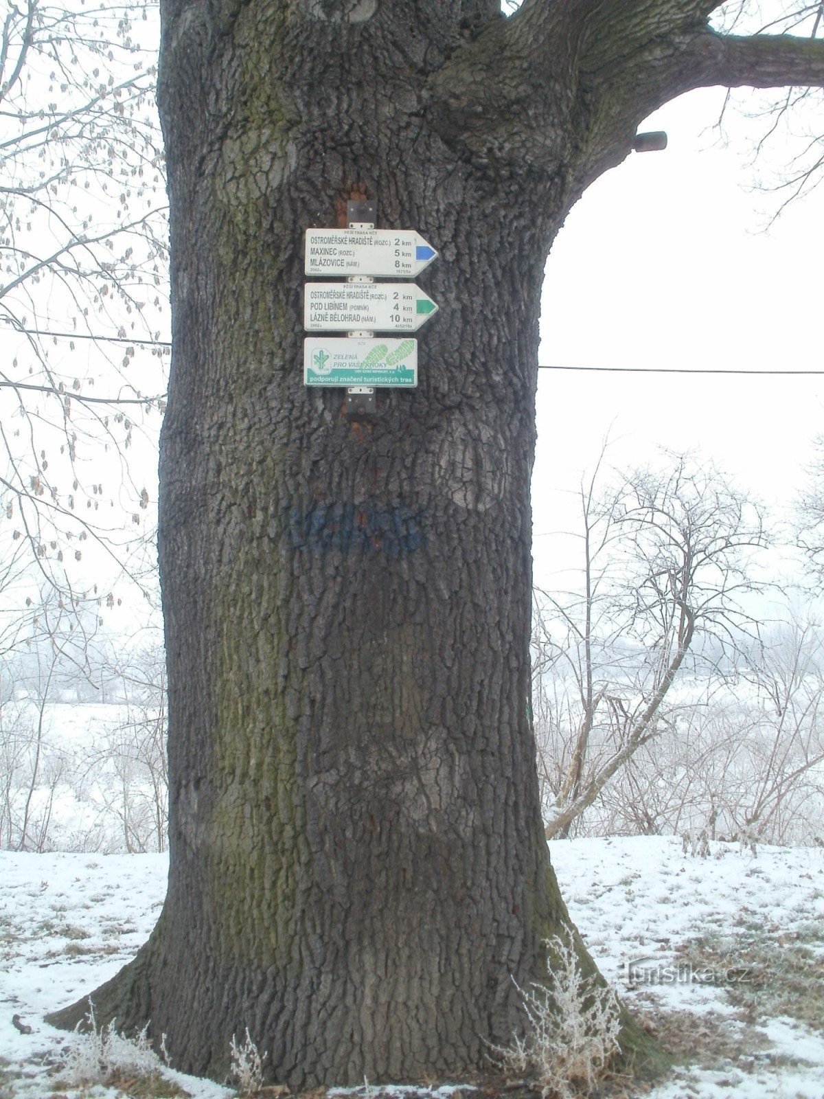 crocevia turistico Ostroměř - stazione ferroviaria