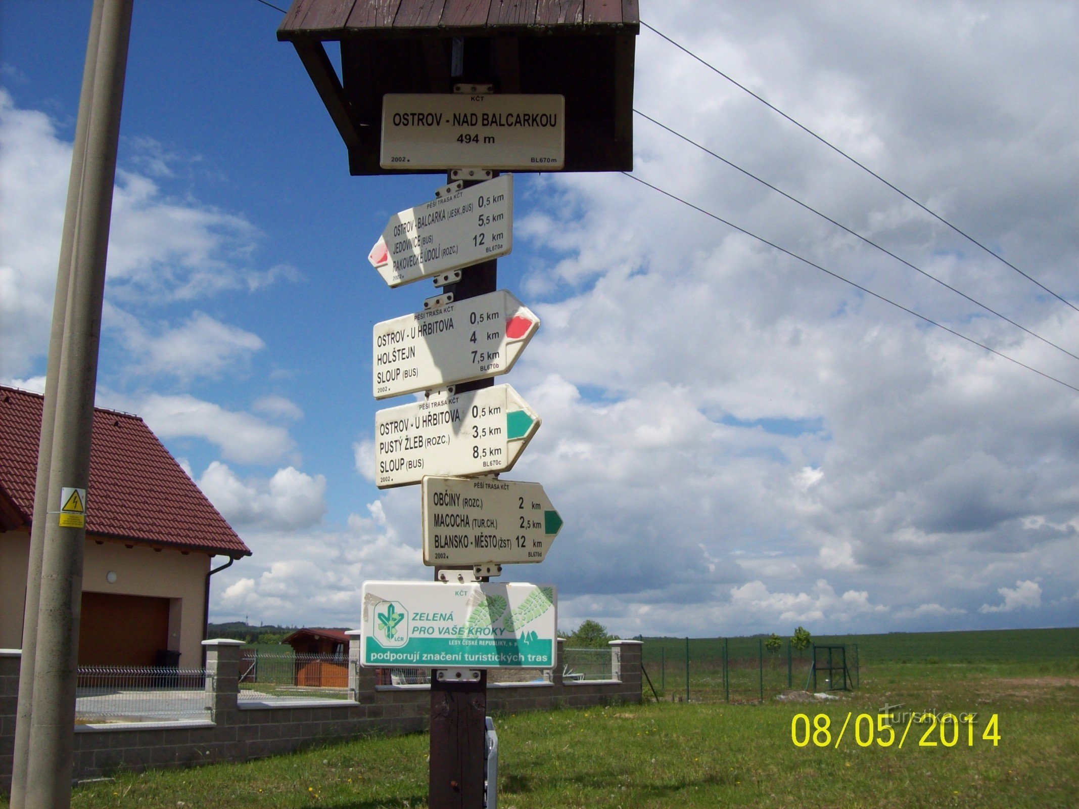 Turističko raskrižje Ostrov – Nad Balcarkou