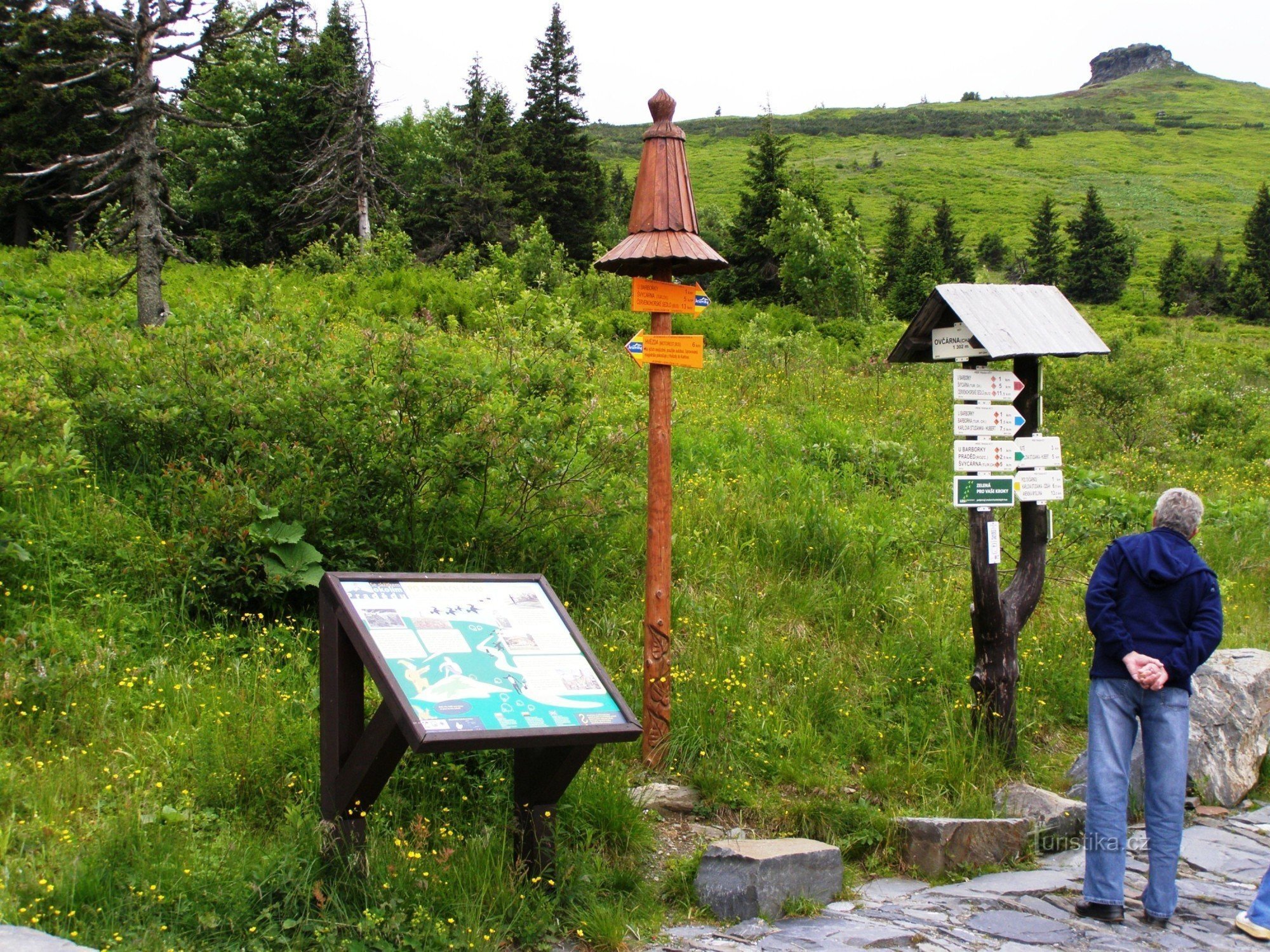 encruzilhada turística - Ovčárna