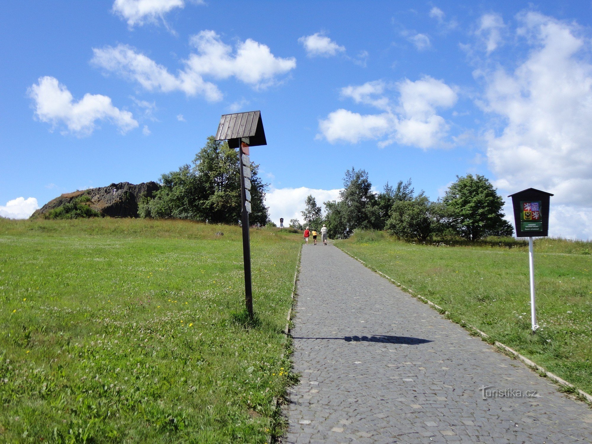 encruzilhada turística Panská skála