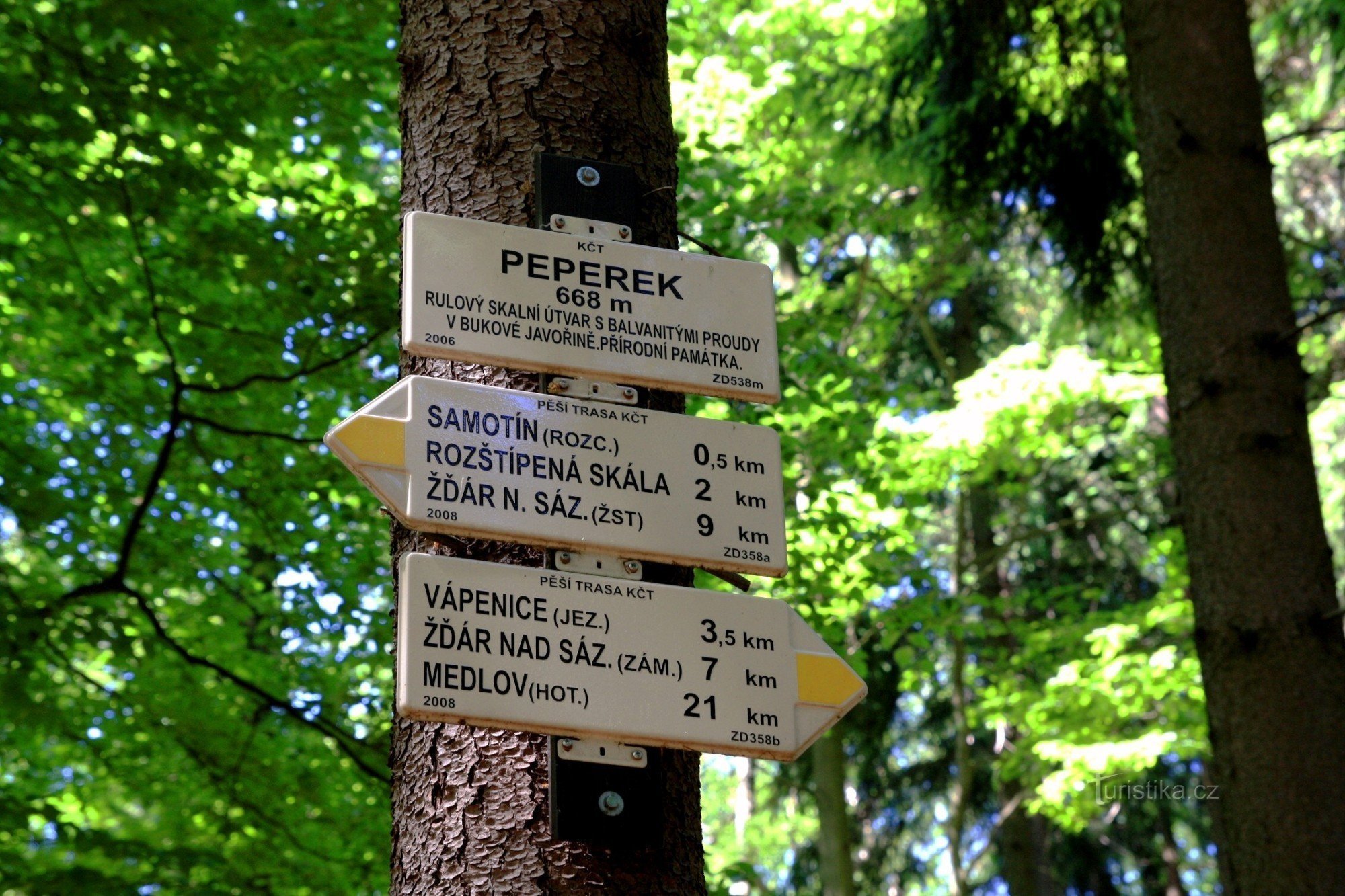 Tourist crossroads Peperek