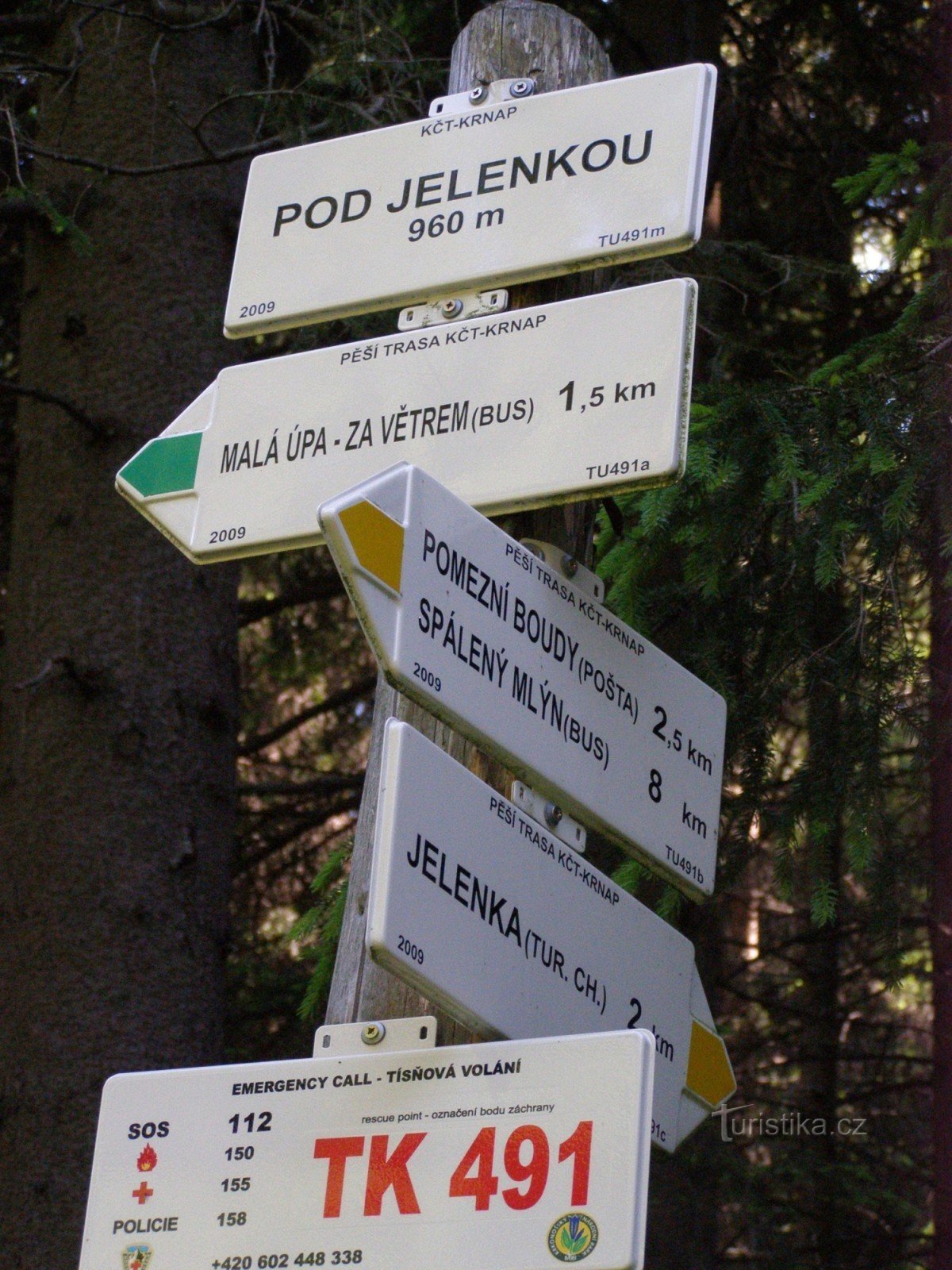 turistkorsning Pod Jelenkou