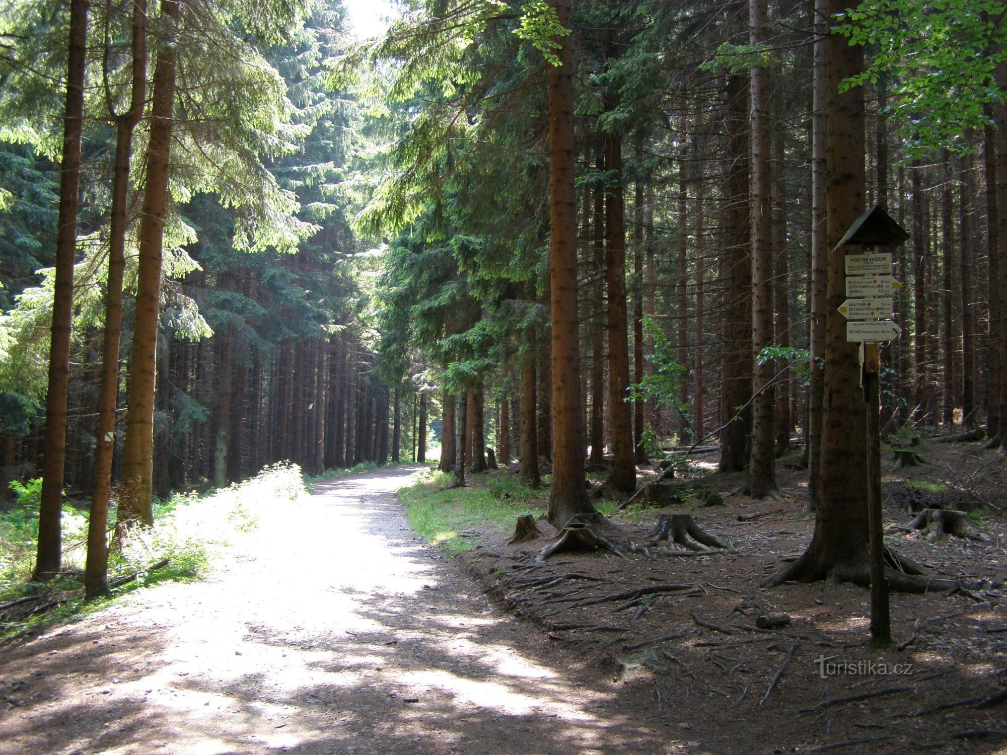 turistkorsvej - Pod Rejvízem