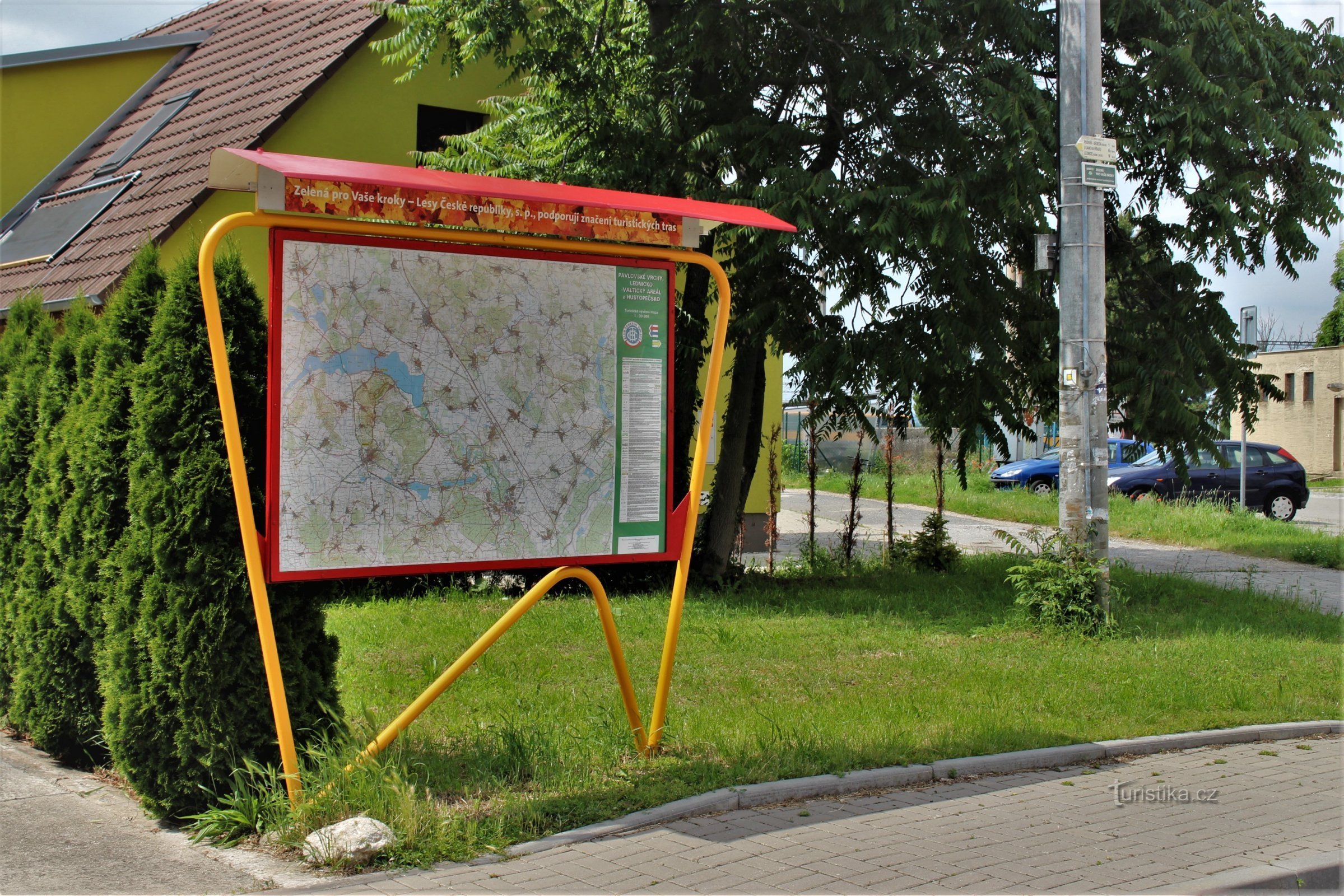 Podivín tourist crossroads