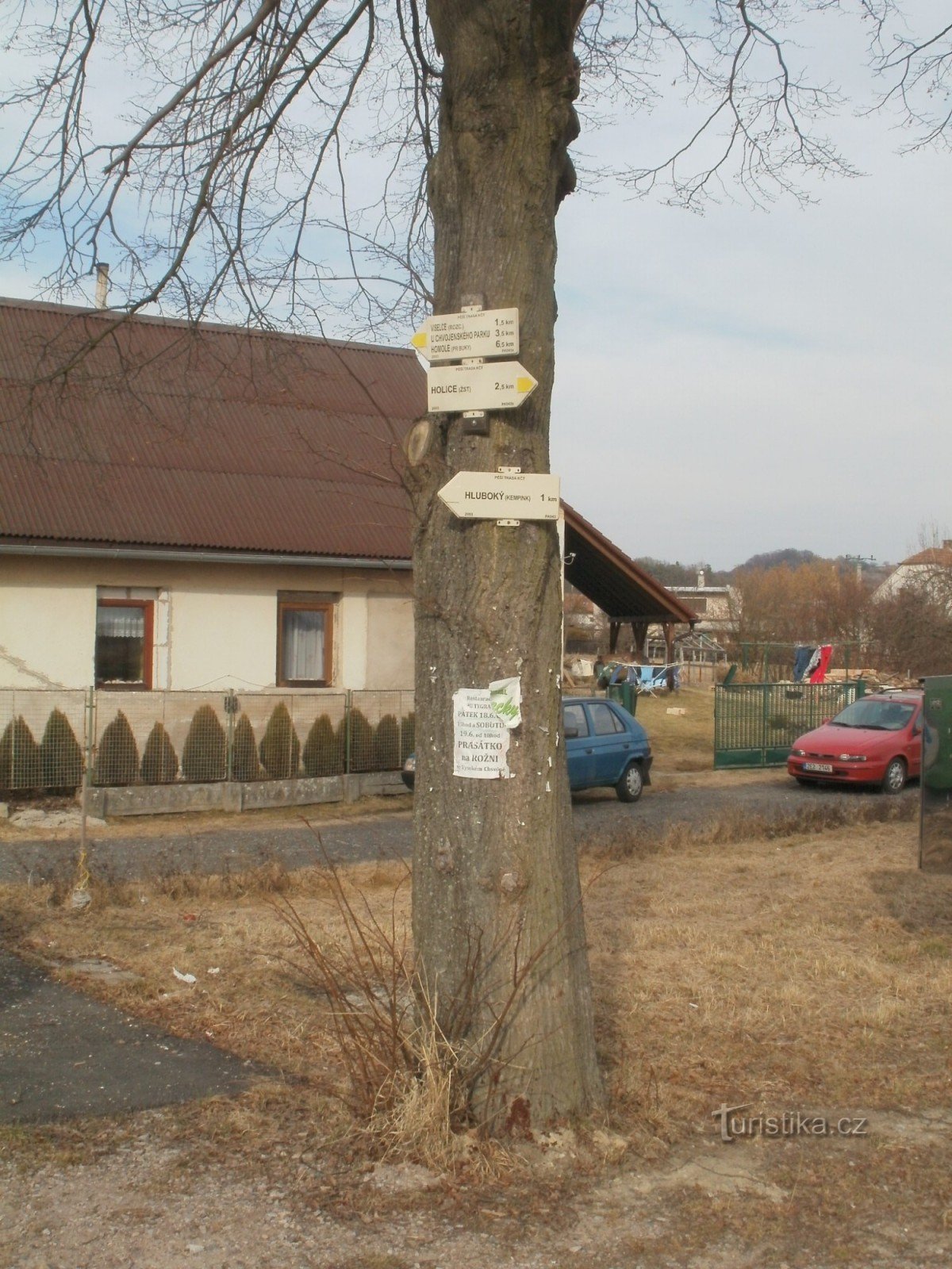 Podlesí tourist crossroads