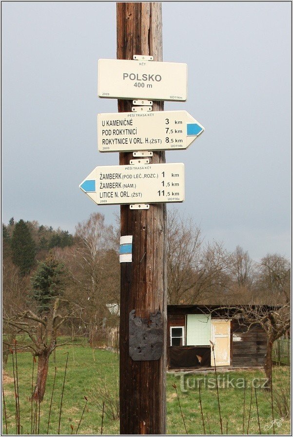 Tourist crossroads Poland