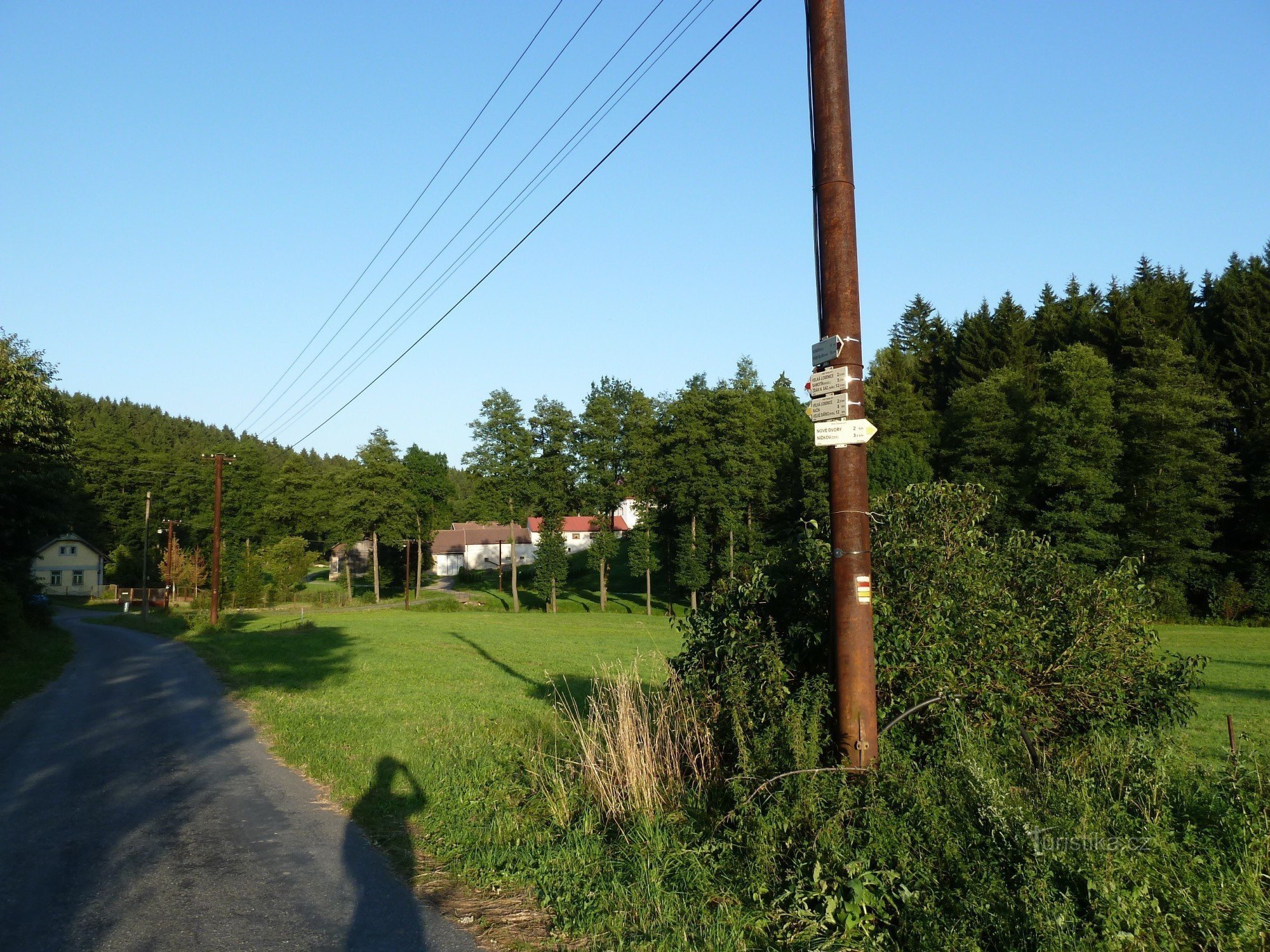 Pořežín crocevia turistico