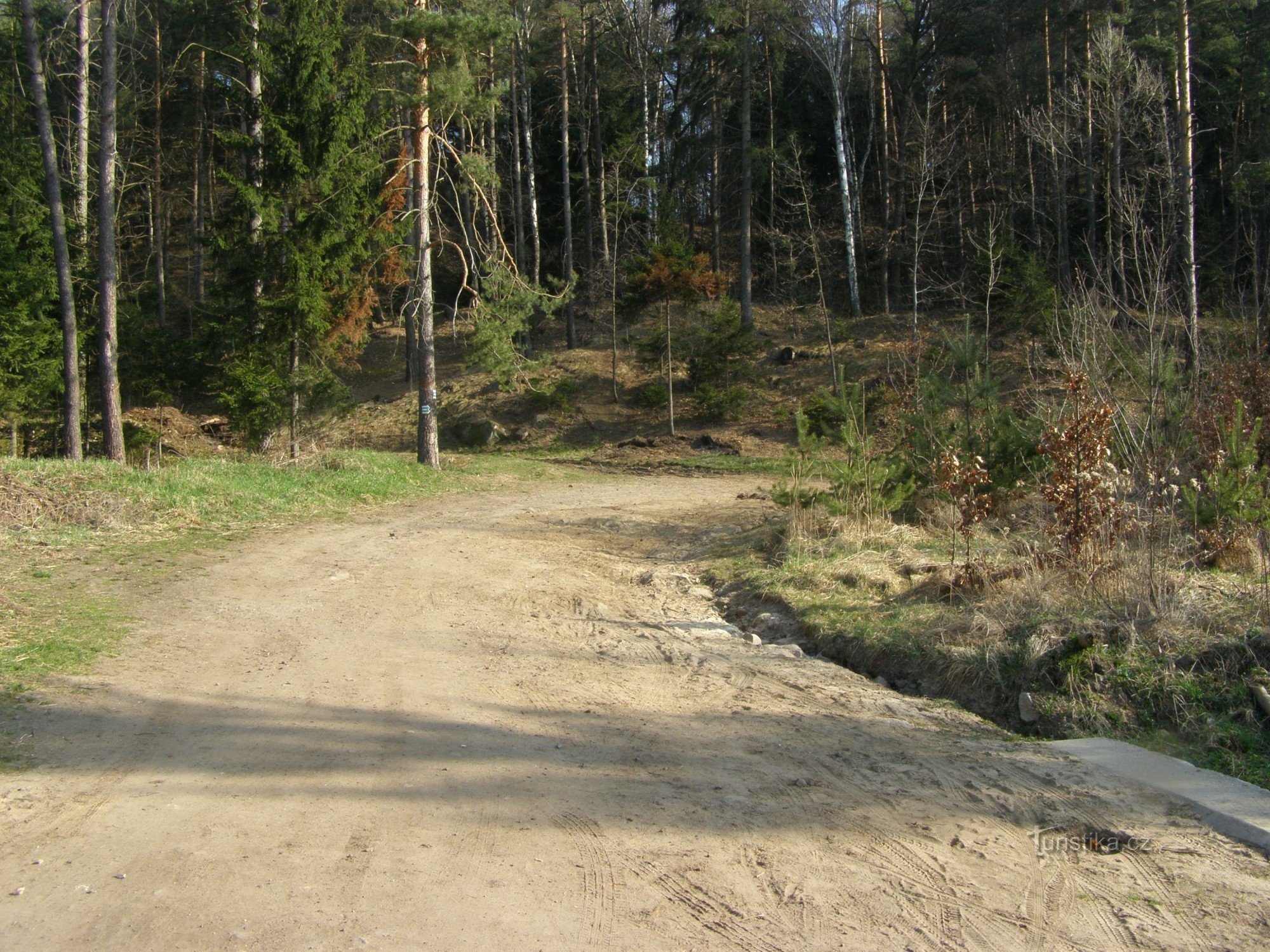 tourist crossroads Prachov - from Prívýšina
