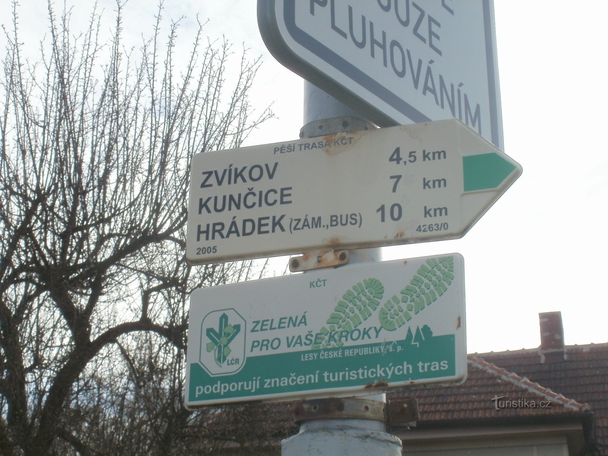 toeristisch kruispunt Prasek