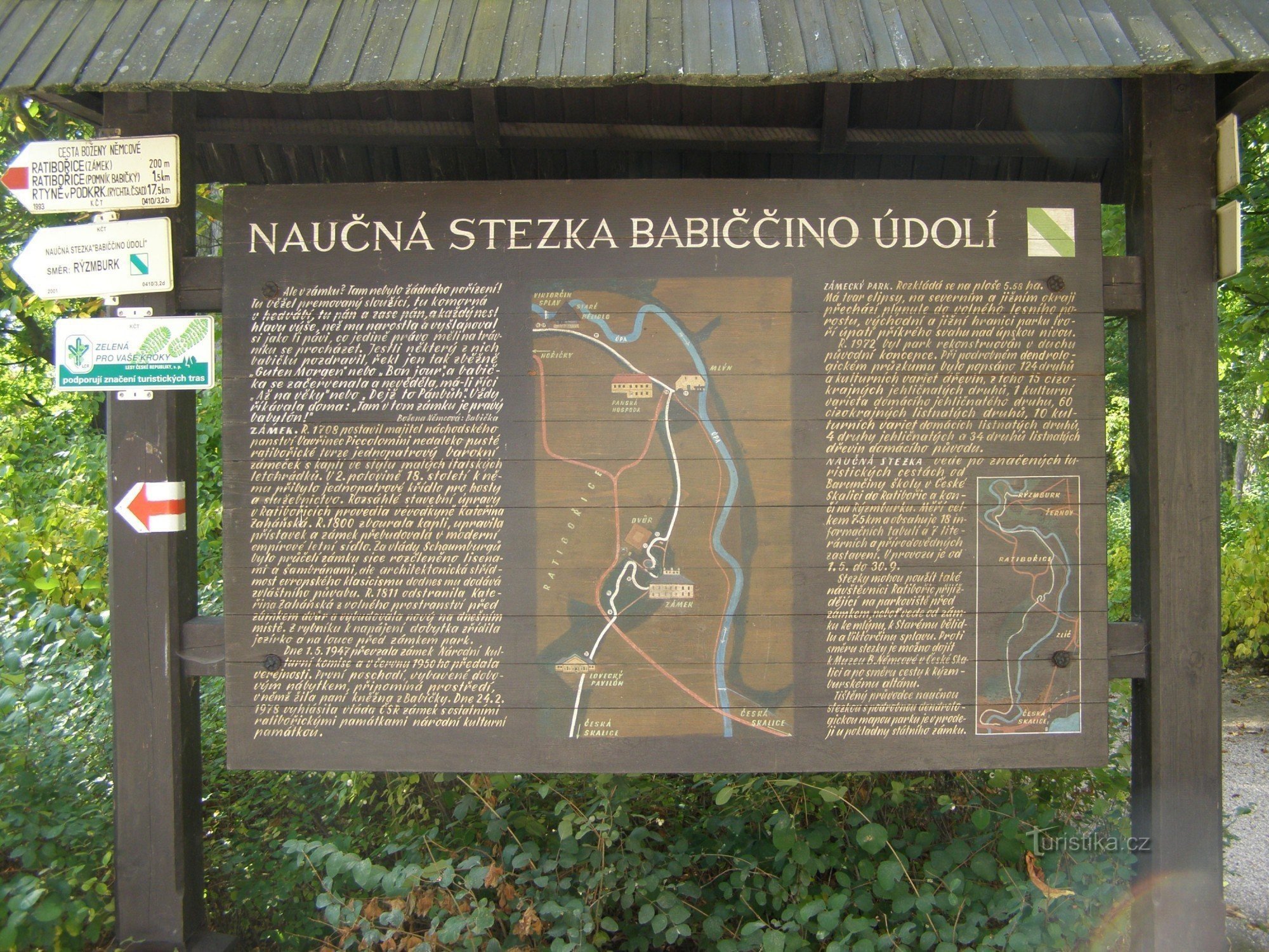 turistické rozcestí Ratibořice