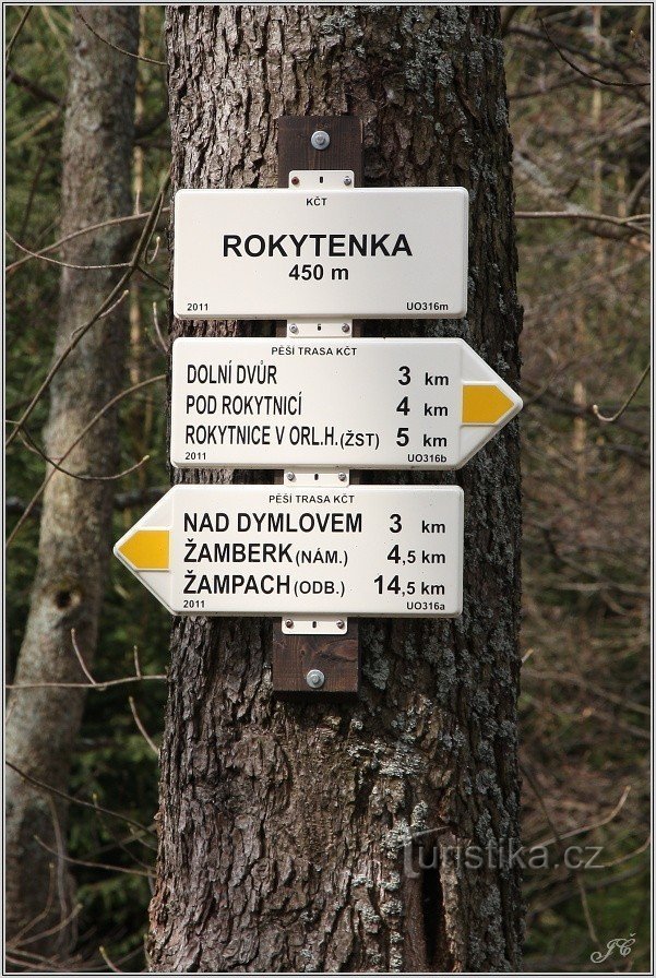 Encrucijada turística Rokytenka