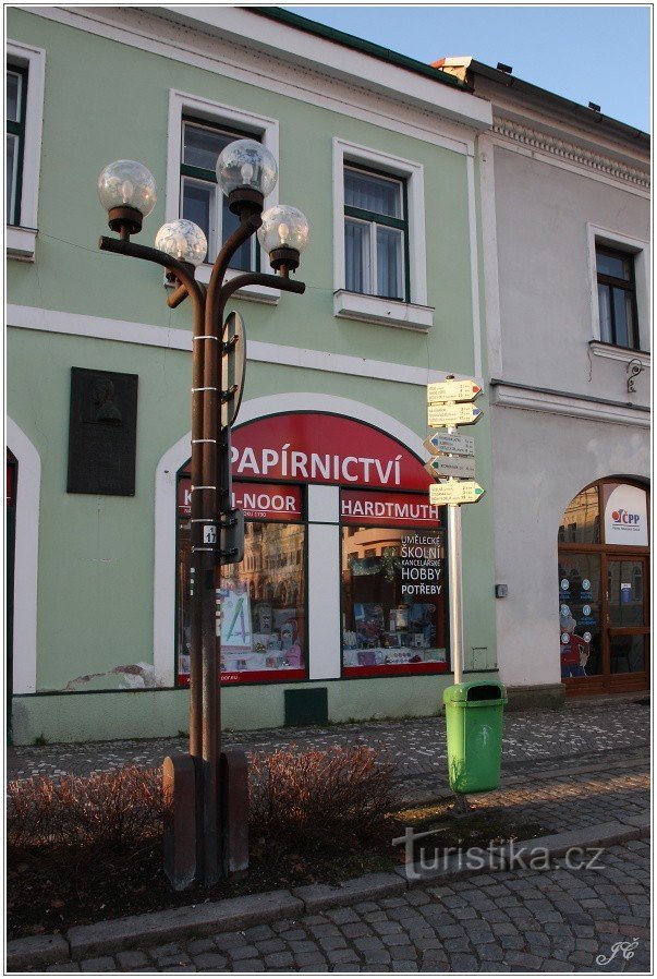 Incrocio turistico Rychnov nad Kněžnou, piazza