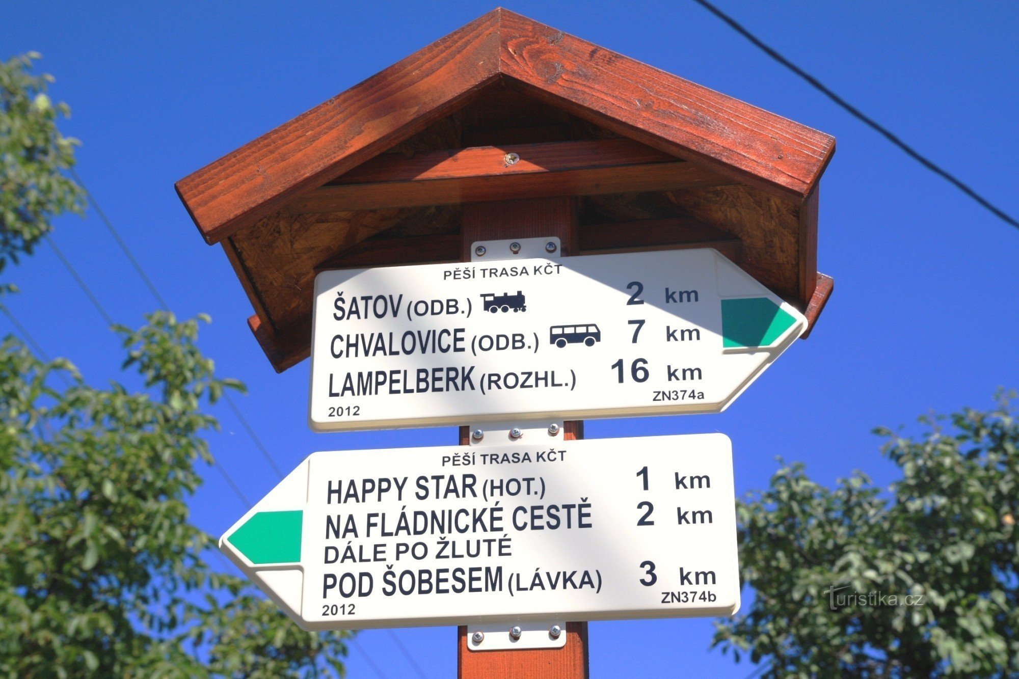Šatov tourist crossroads