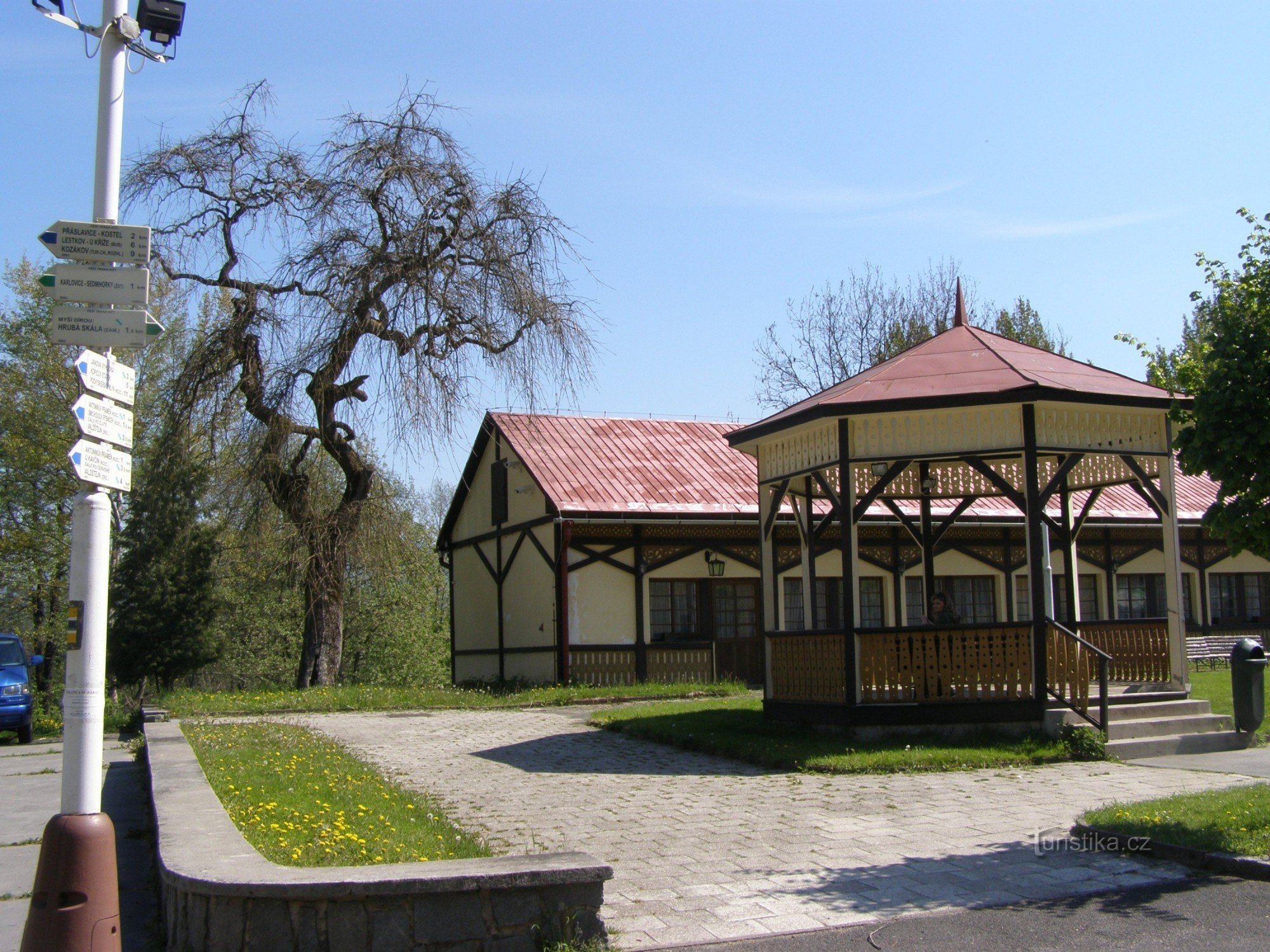 Toeristisch kruispunt van Sedmihorka