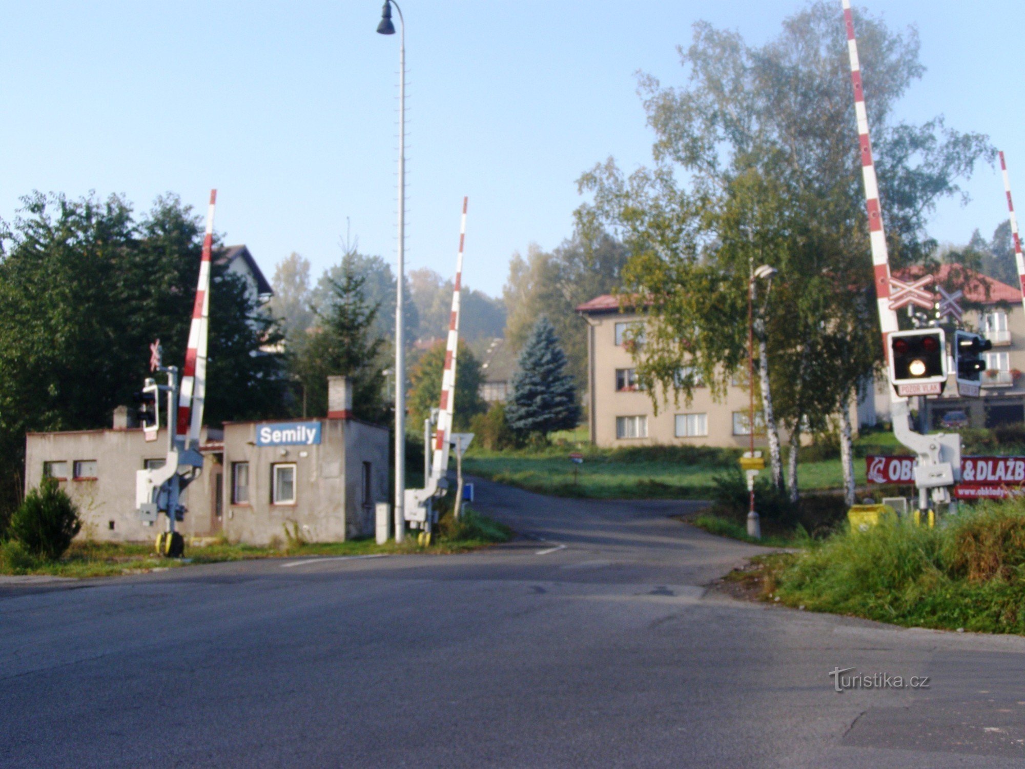 turistkorsningen Semily - vid korsningen