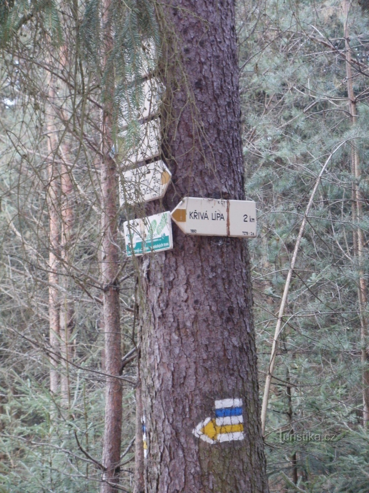 turistkorsning Sítovka - Hradecké lesy