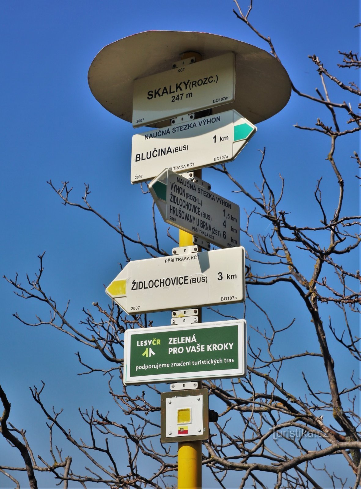 Skalka tourist crossroads