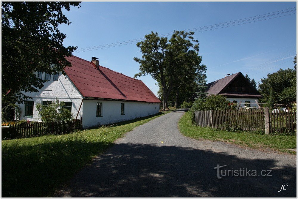 Tourist crossroads Spálava