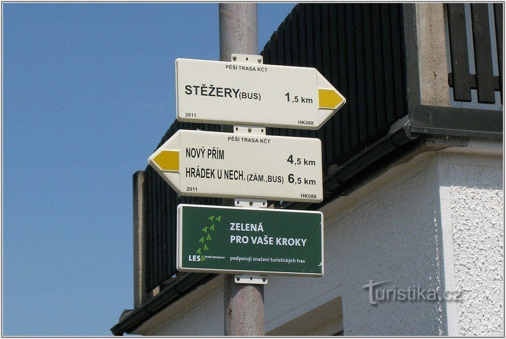 Stěžírka turistkorsning