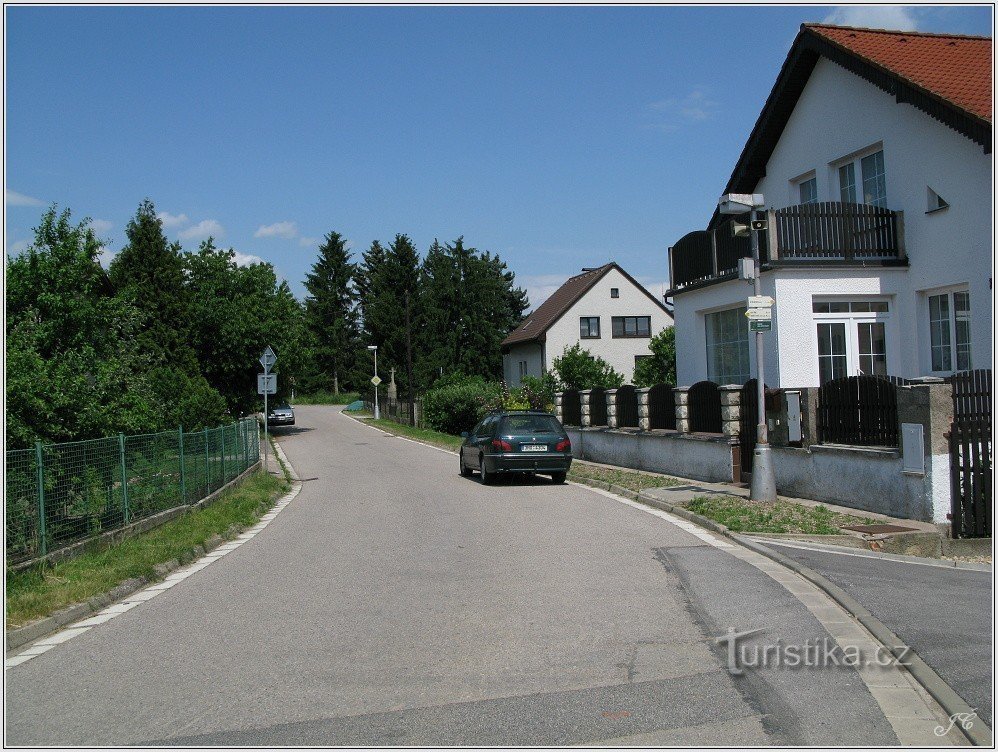 Stěžírka tourist crossroads