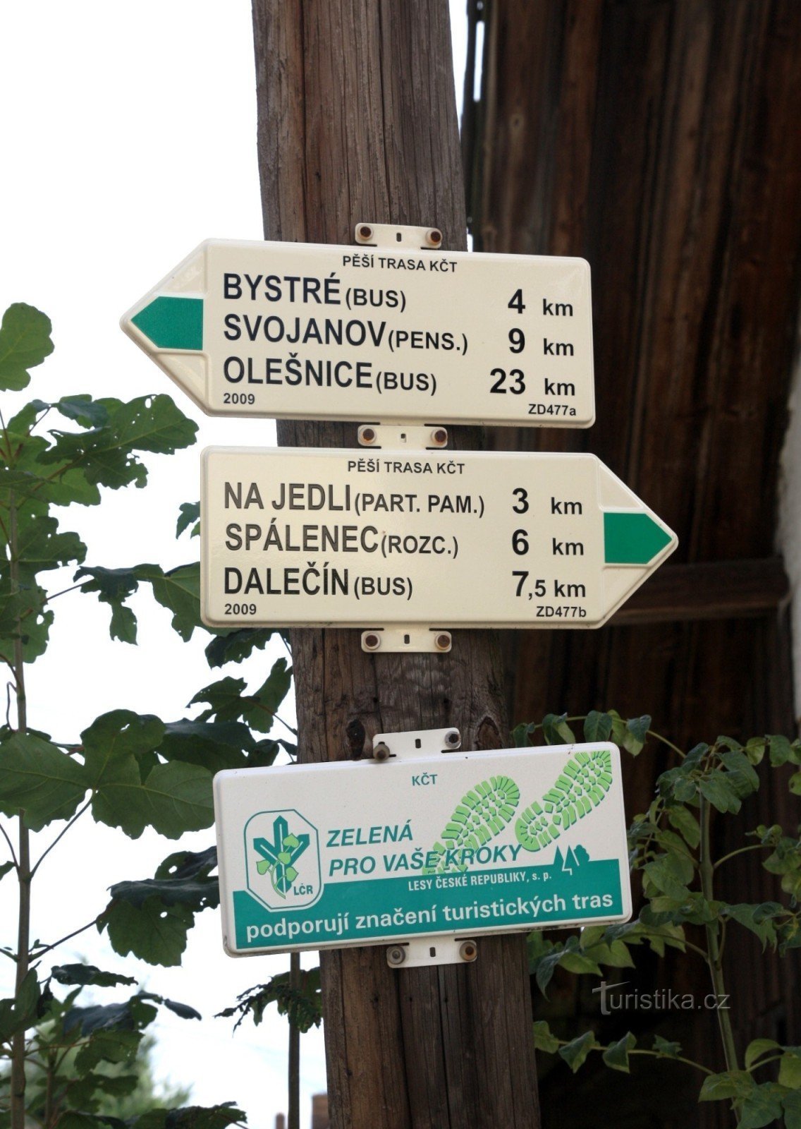 Turistické rozcestí Sulkovec