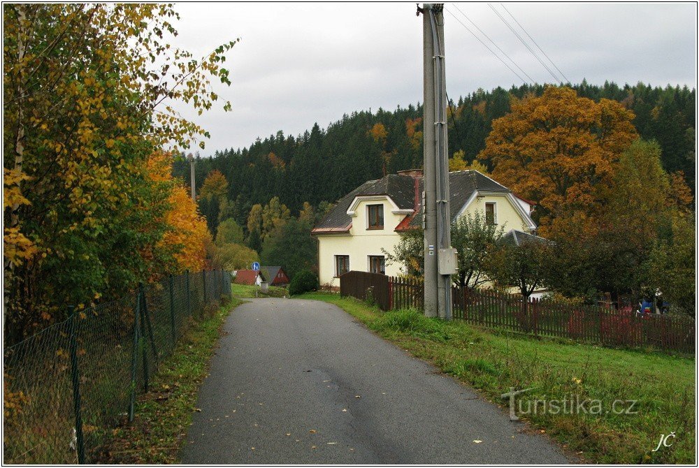 Turistvejkryds Těchonín