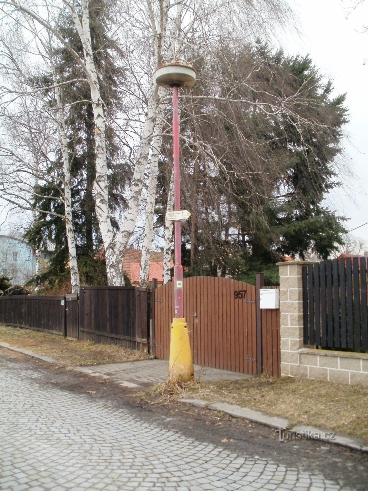 turističko raskrižje Třebechovice pod Orebem - željeznički kolodvor