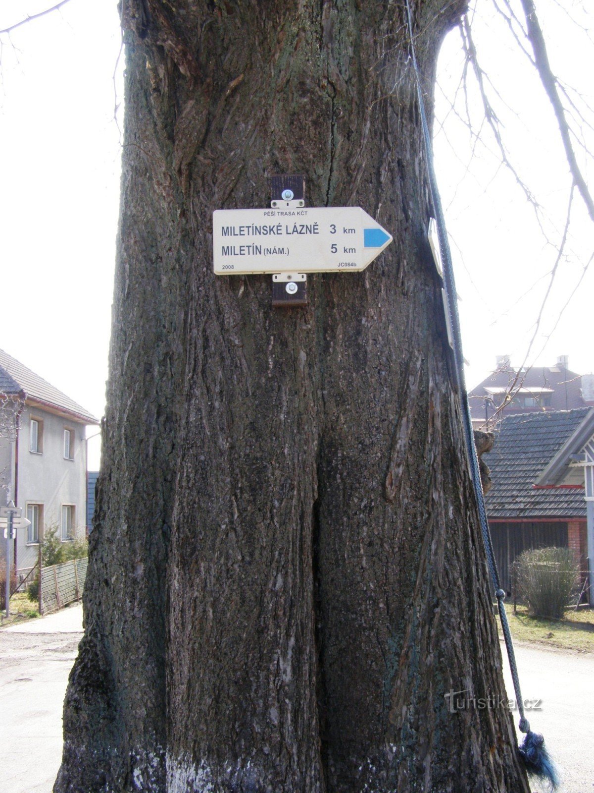 răscruce turistică Třebihošť