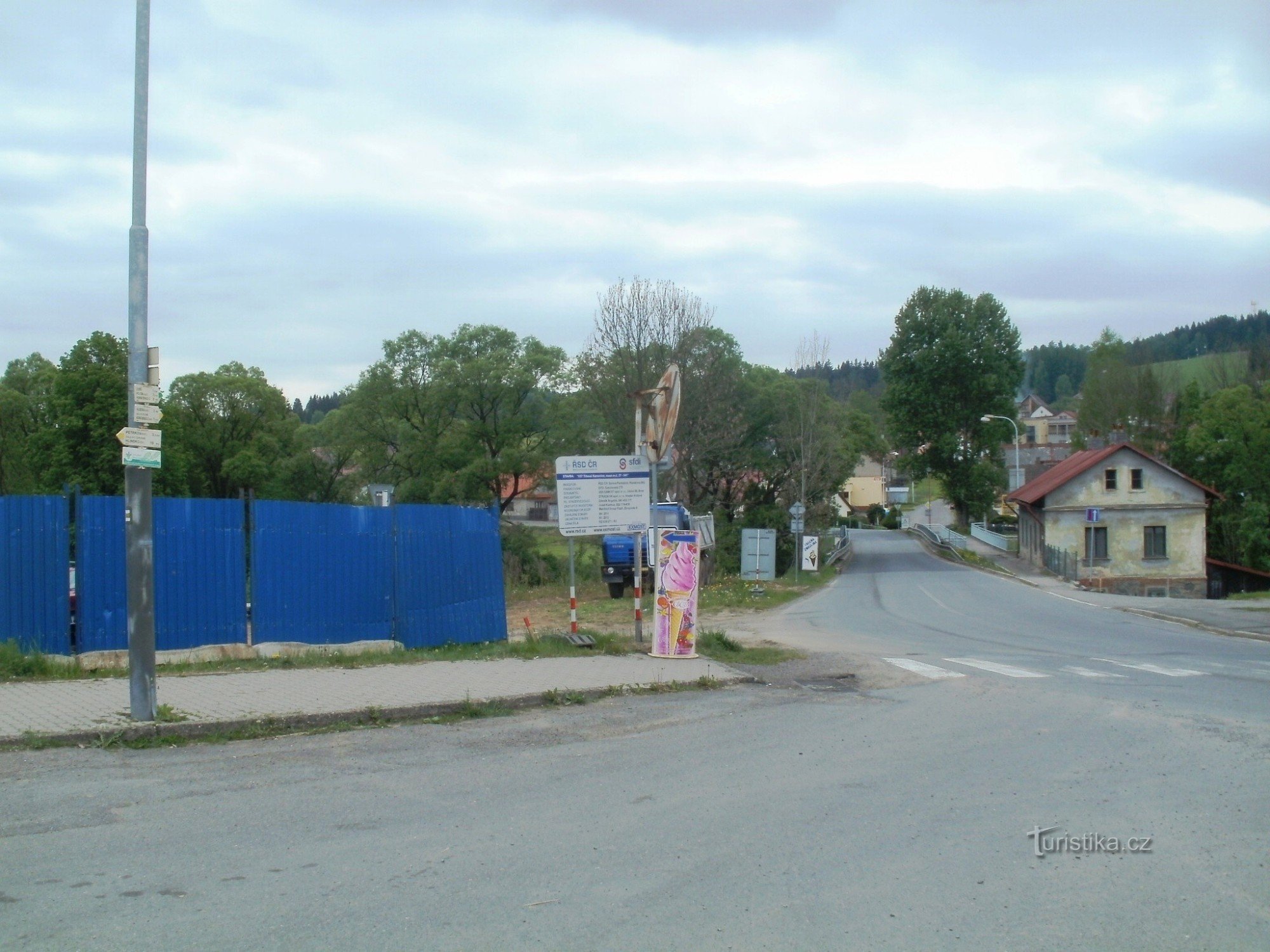 Encrucijada turística de Trhová Kamenice