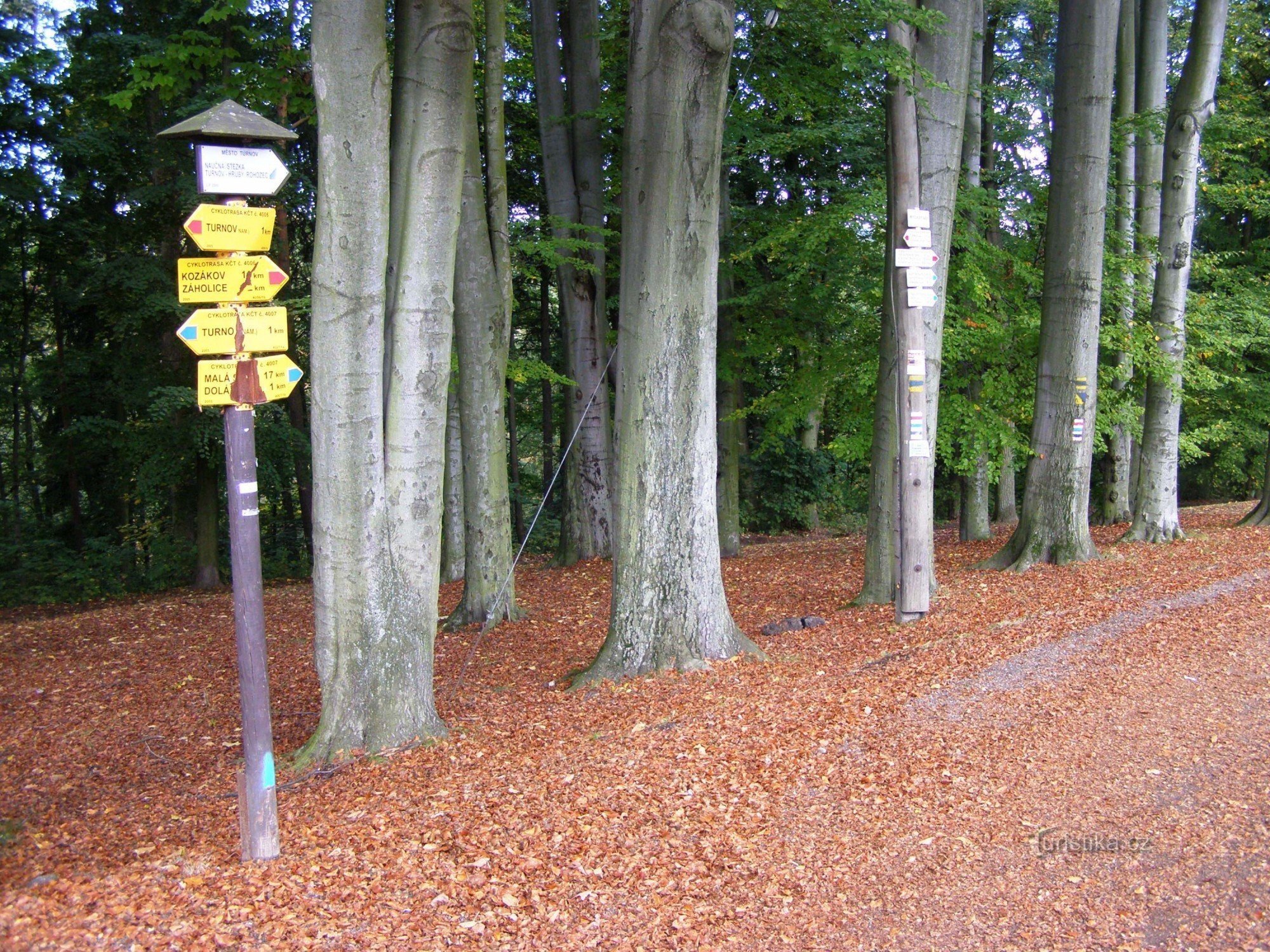 encruzilhada turística Turnov - Metelkovy sady