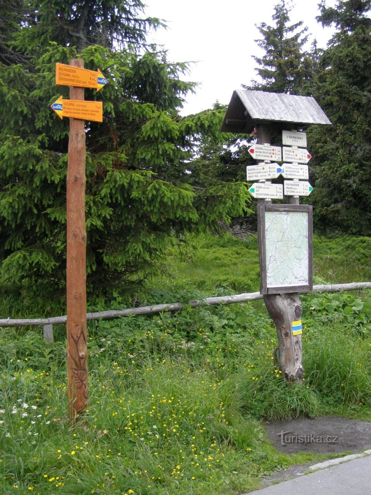 encruzilhada turística - U Barborka