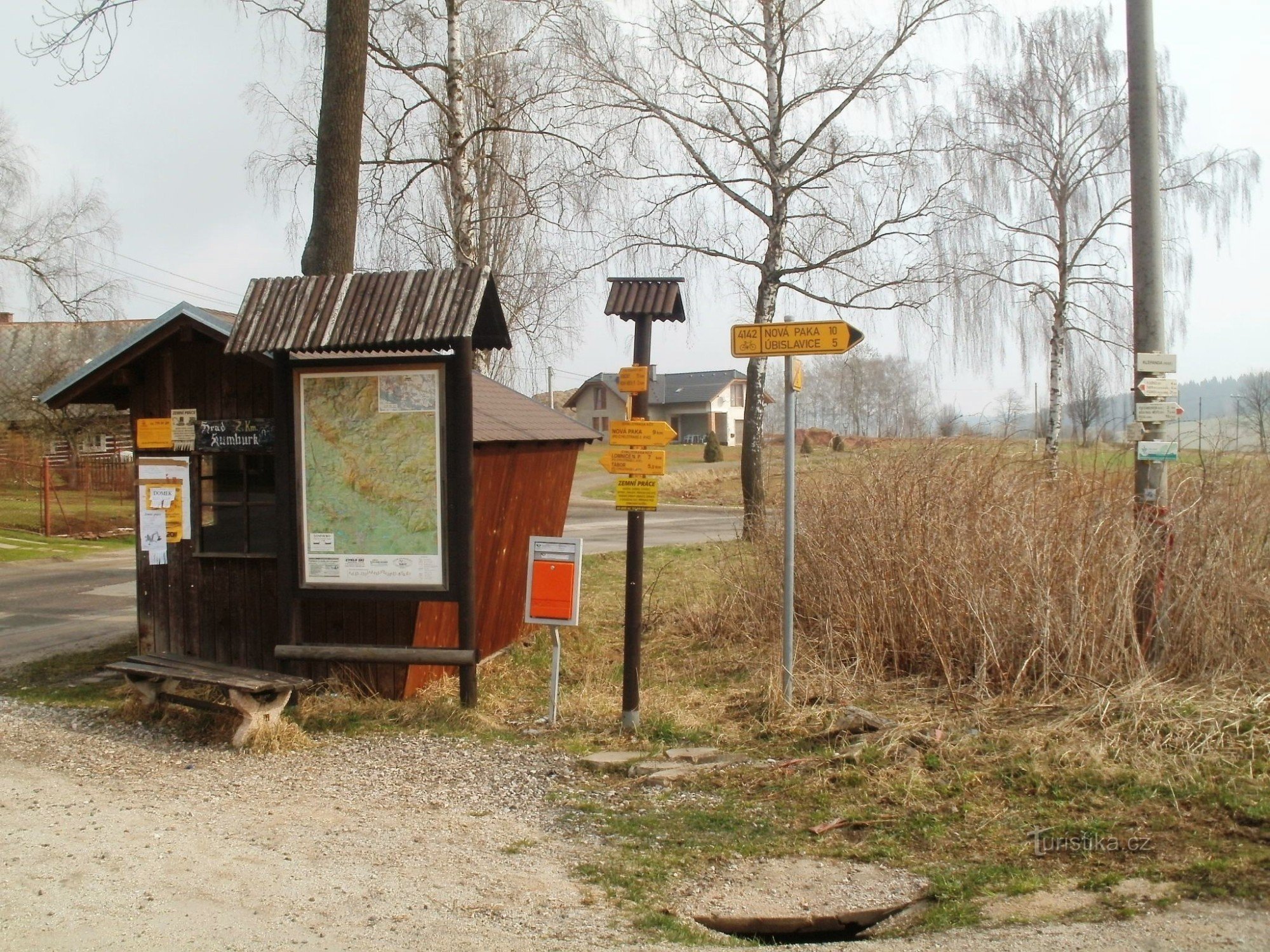 turistické rozcestí U Klepandy