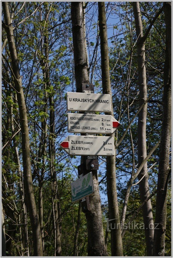 Tourist crossroads At the regional borders