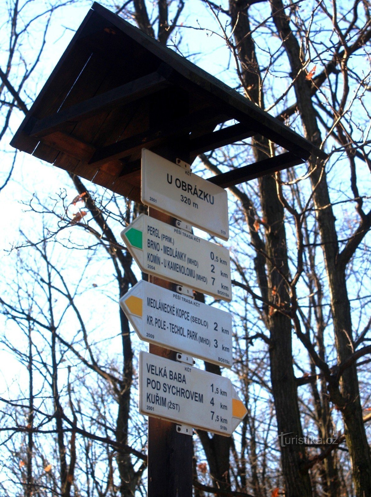 Tourist crossroads U Obrázek