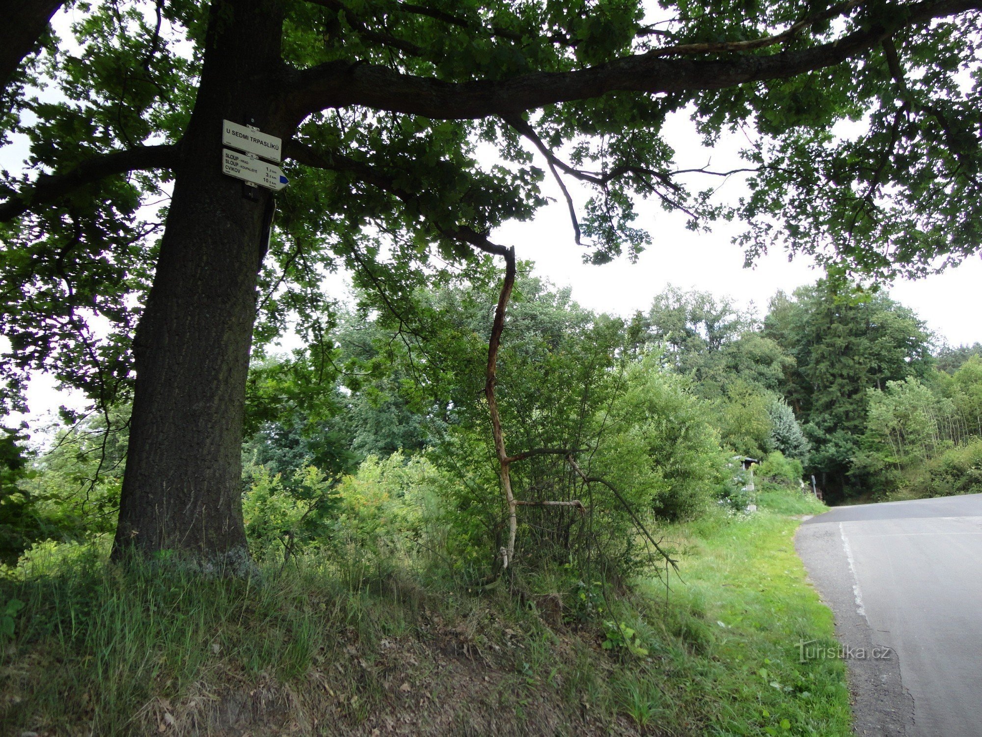 Touristenkreuzung Bei den Sieben Zwergen