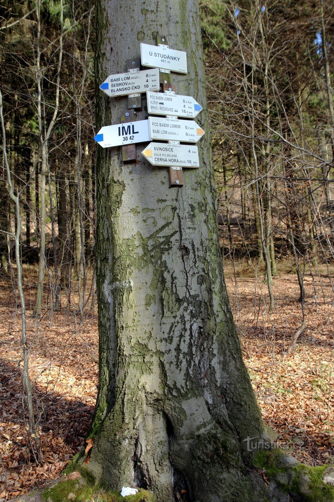 Tourist crossroads U studánky