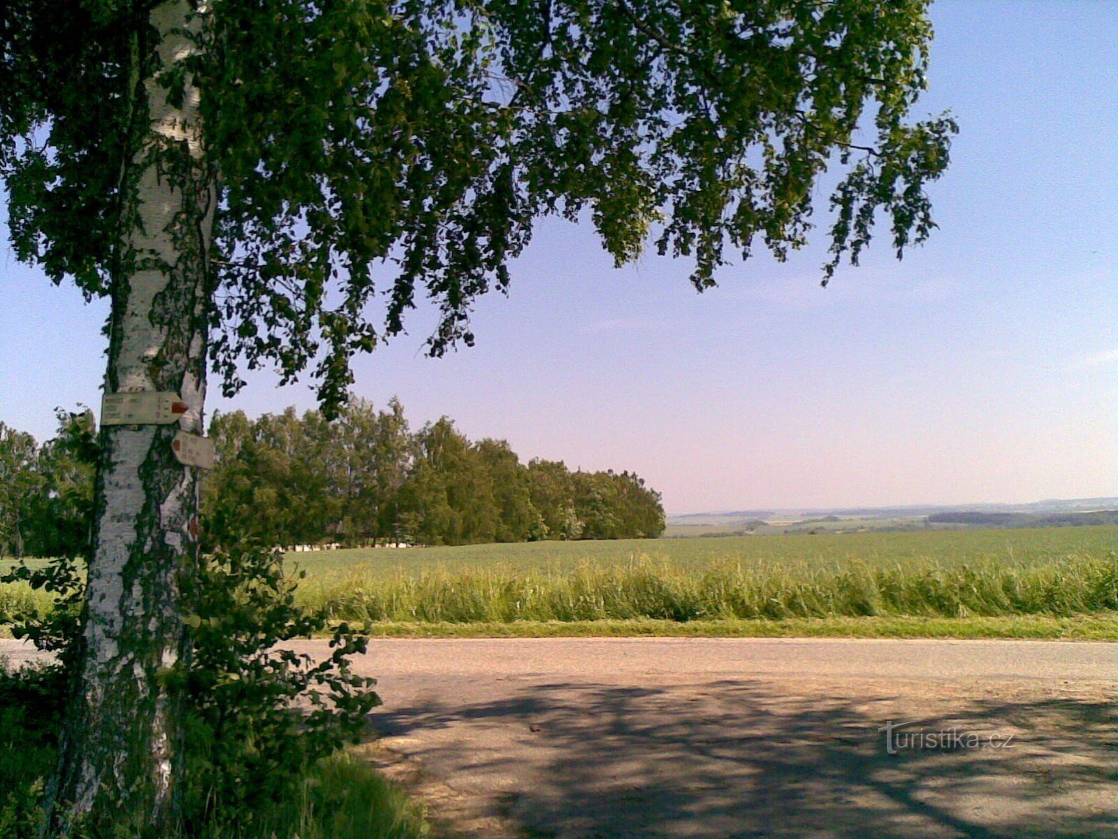 tourist crossroads Újezdec