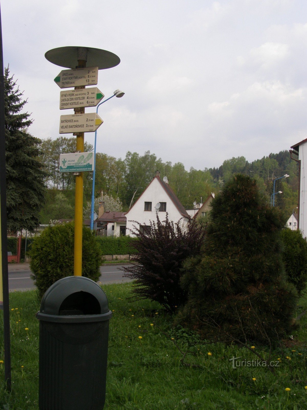 cruzamento turístico Úpice - Palackého/Puškinov