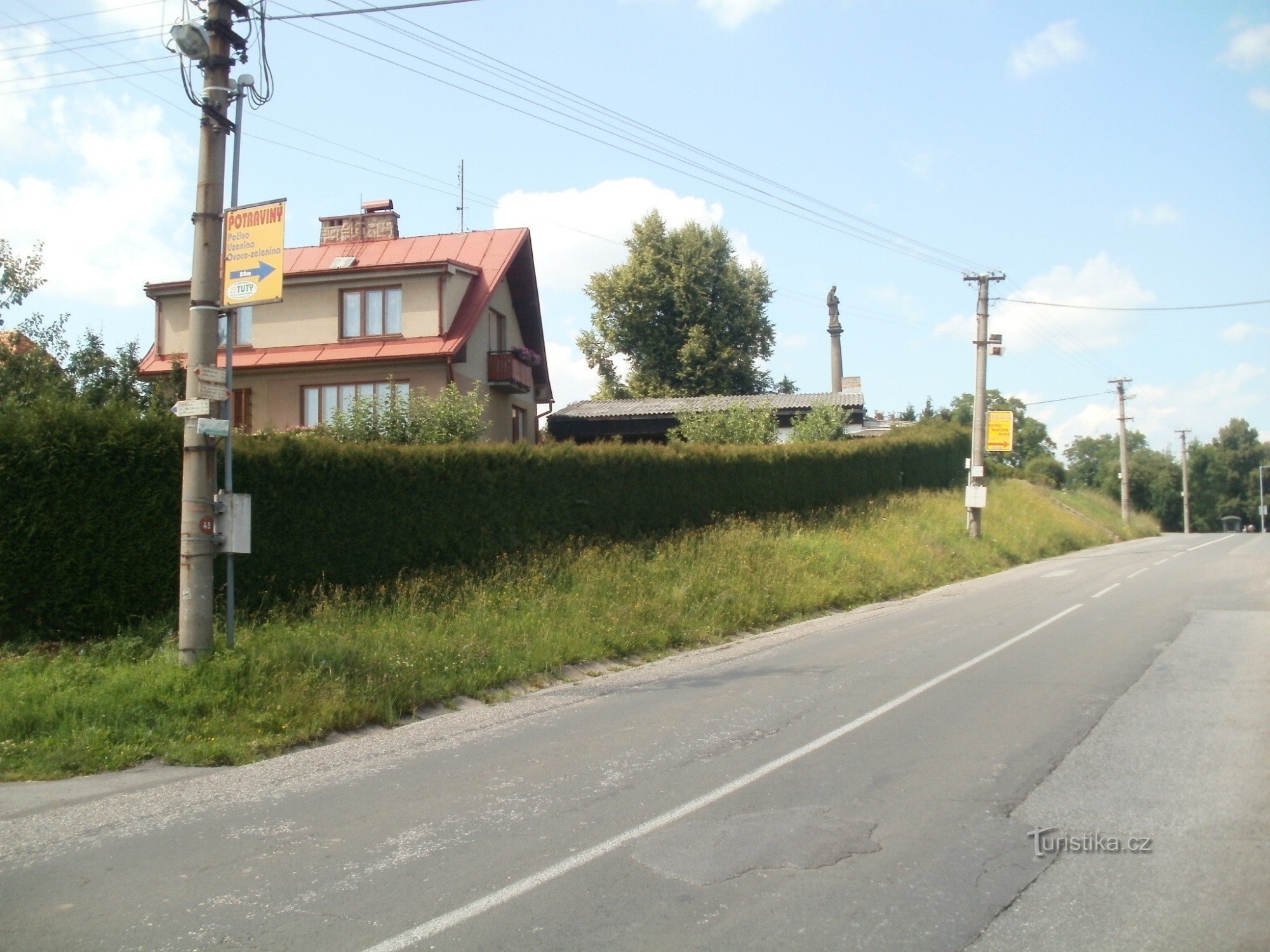 Valdice 的旅游十字路口