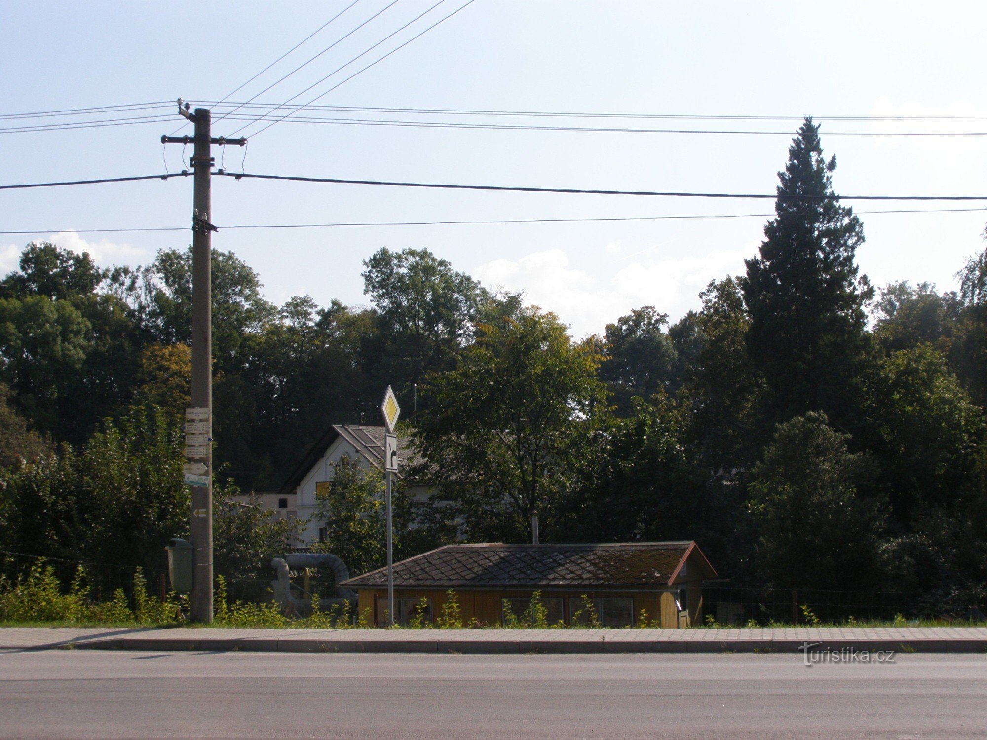 tourist junction Vamberk - railway station