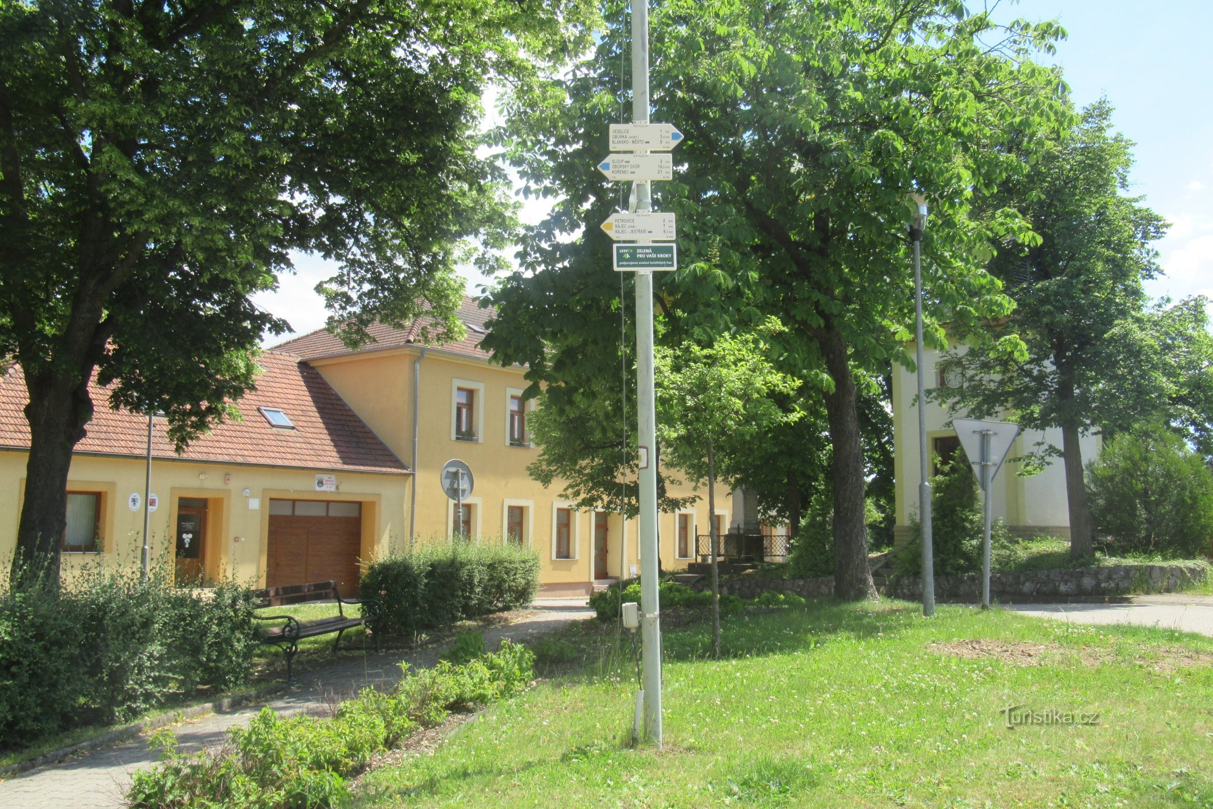 Touristenkreuzung Vavřinec