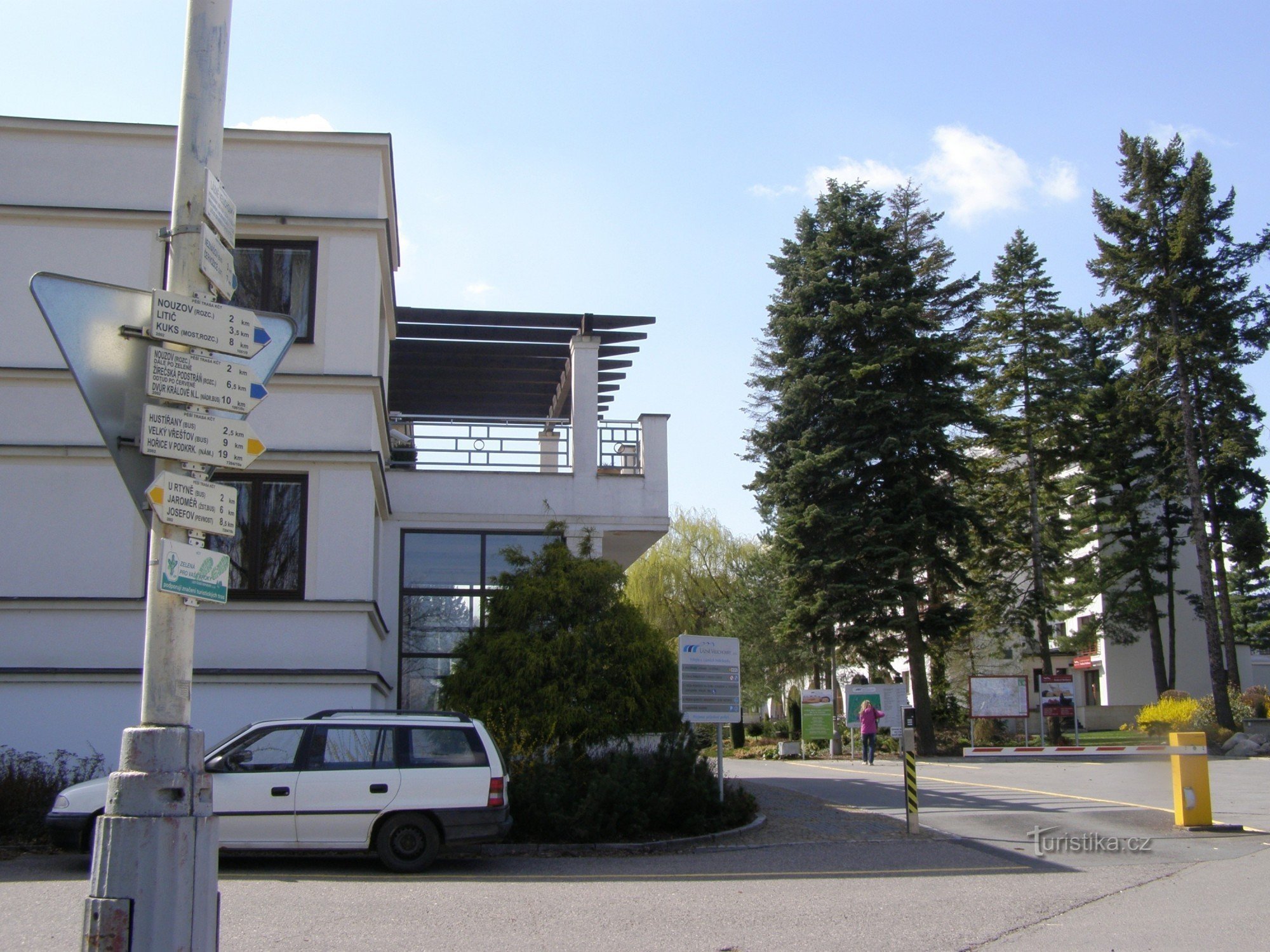 carrefour touristique Velichovka - station thermale