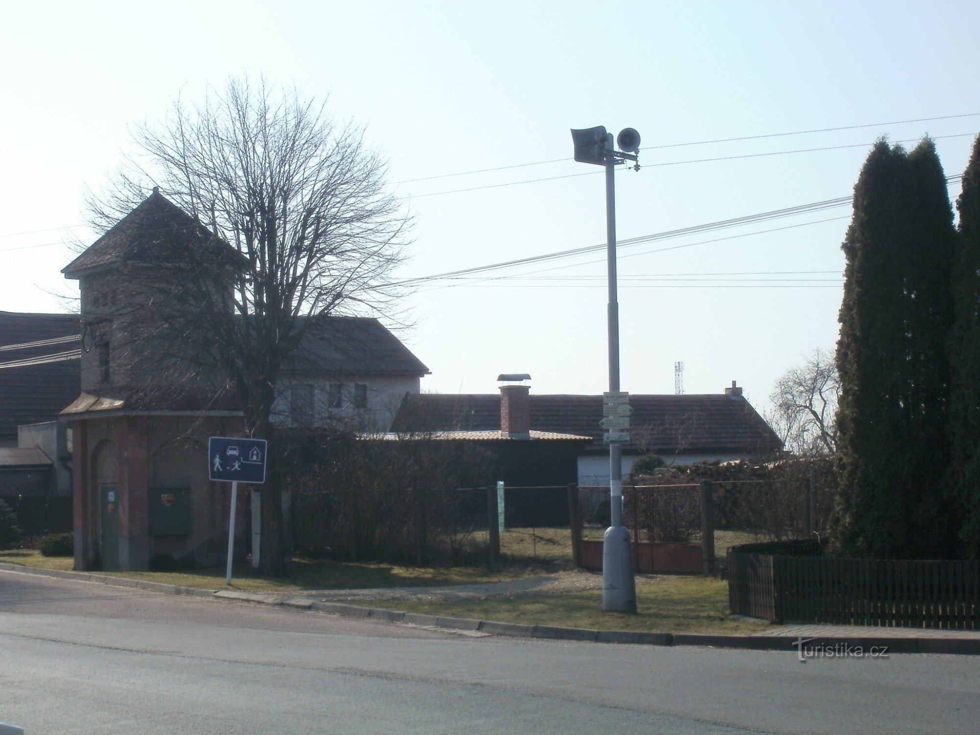 tourist crossroads Velká Čermná