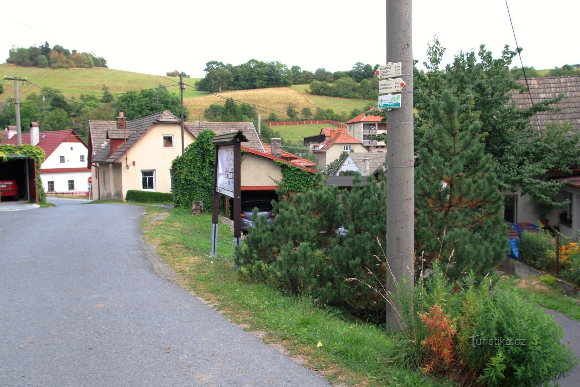 Encruzilhada turística de Velké Tresná